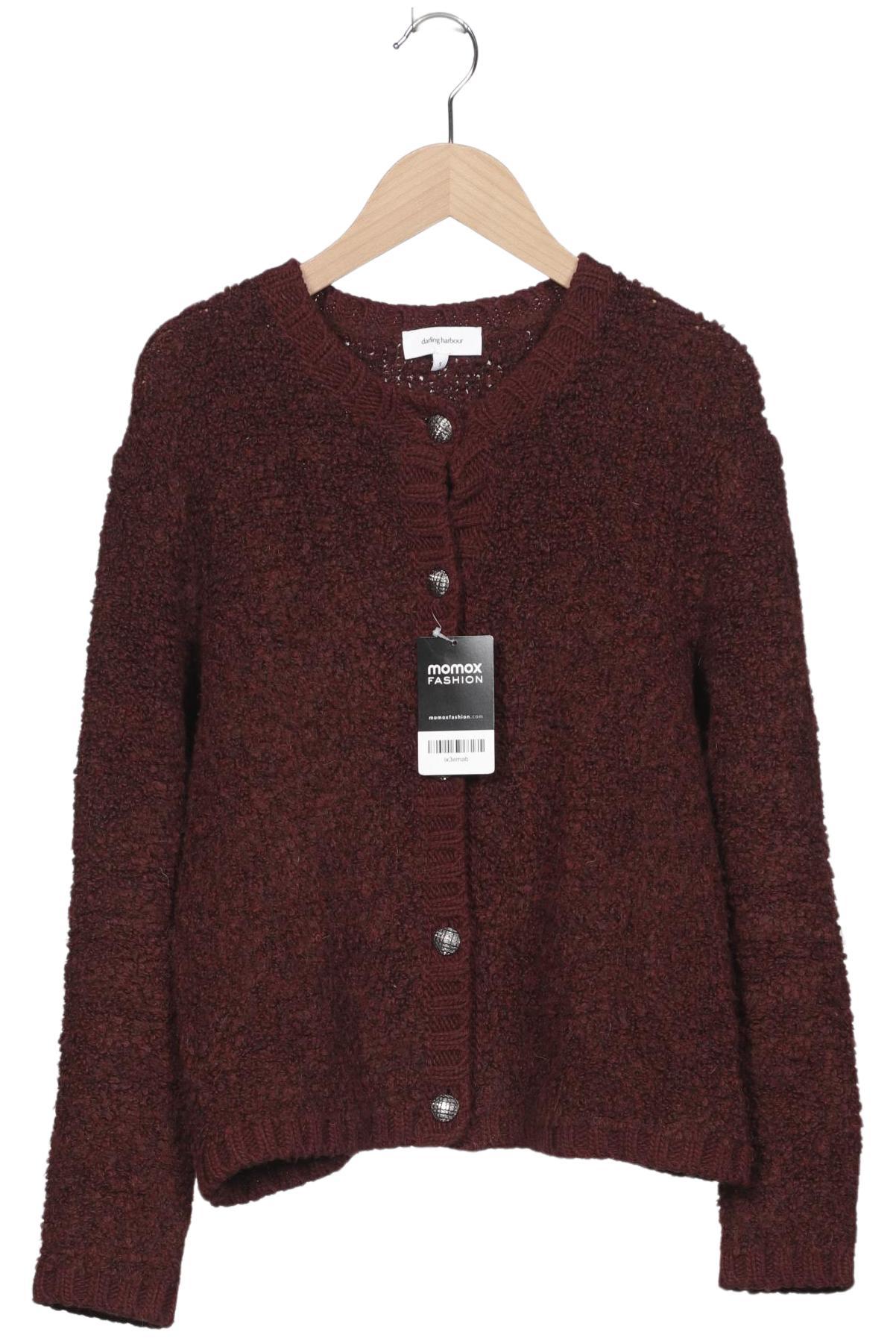 

darling harbour Damen Strickjacke, bordeaux, Gr. 36