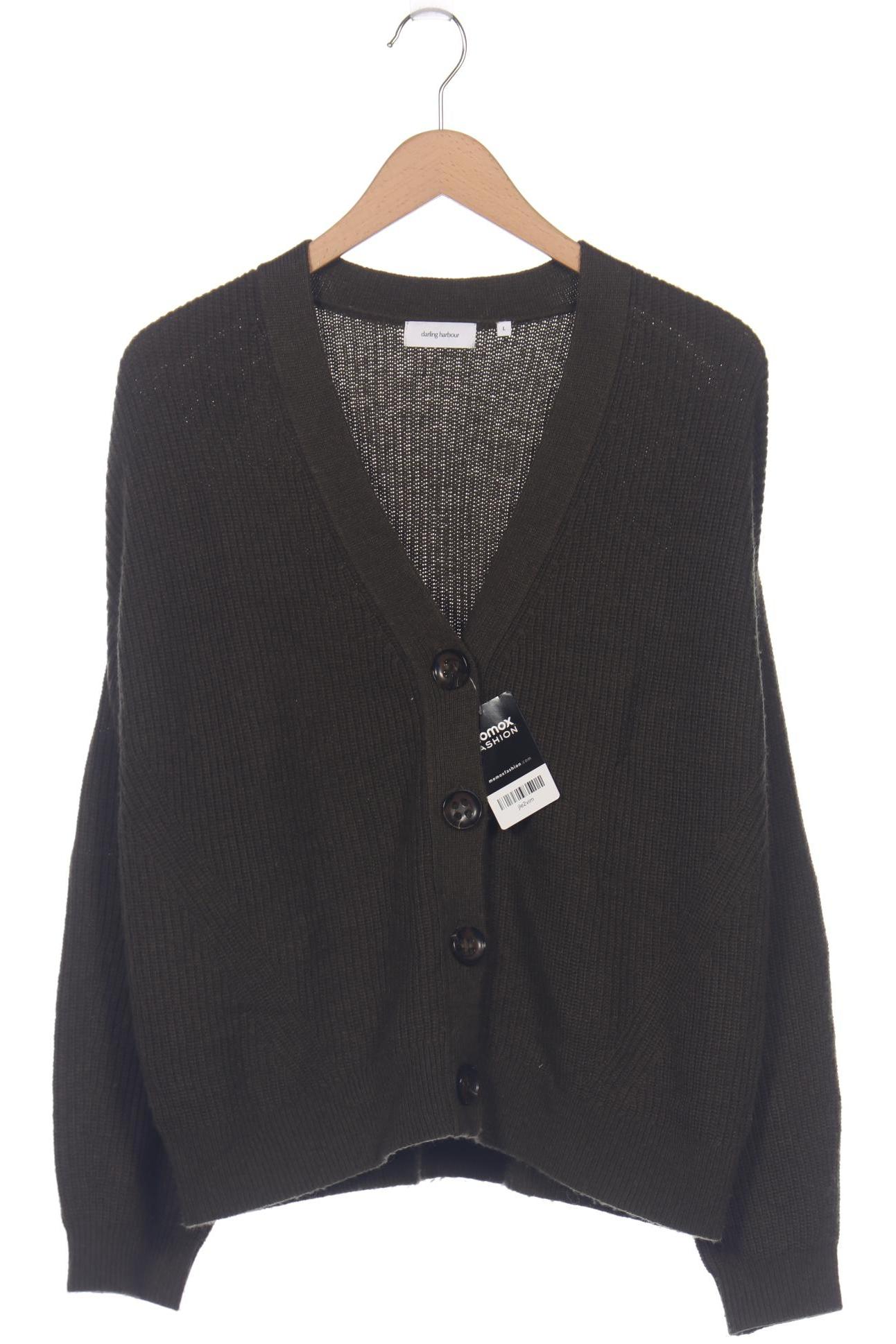

darling harbour Damen Strickjacke, grün, Gr. 42