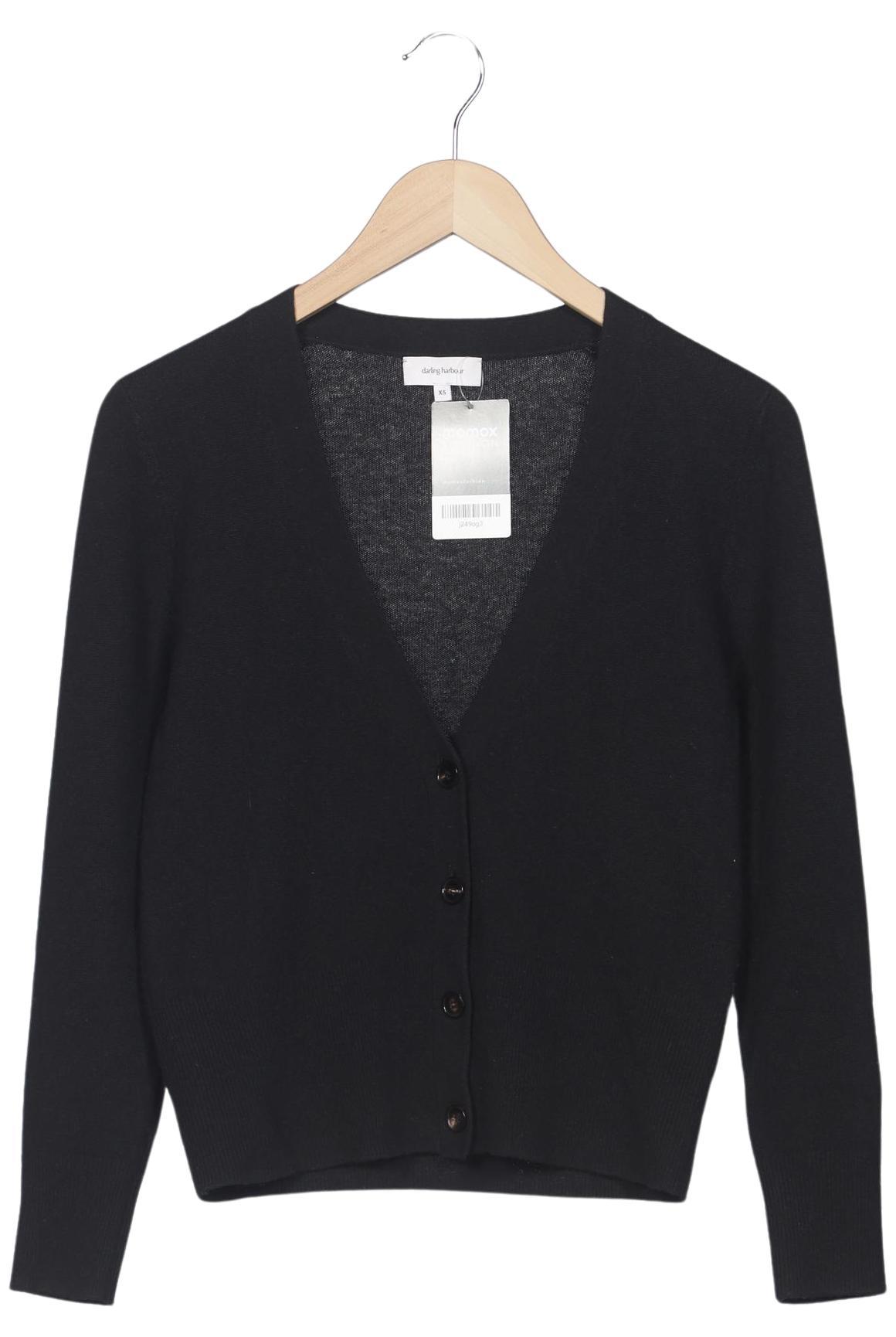 

darling harbour Damen Strickjacke, schwarz, Gr. 34