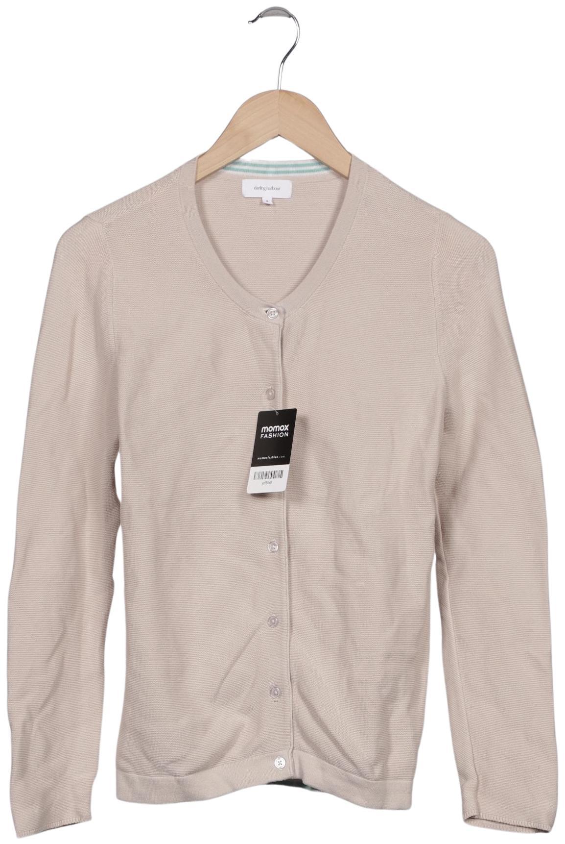 

darling harbour Damen Strickjacke, beige, Gr. 36