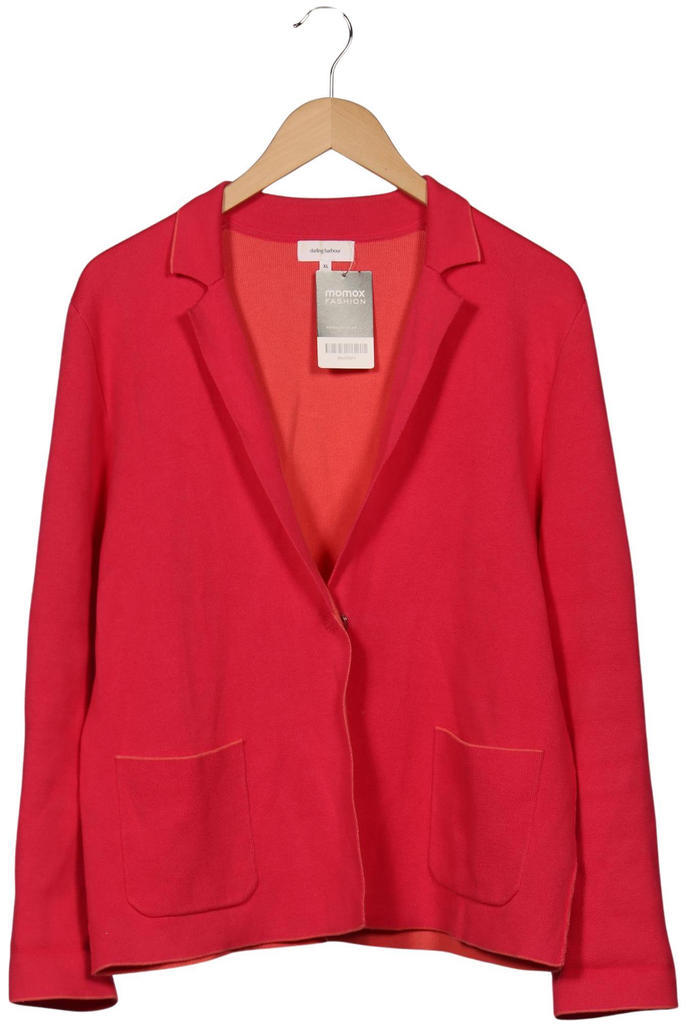 

darling harbour Damen Strickjacke, rot, Gr. 44