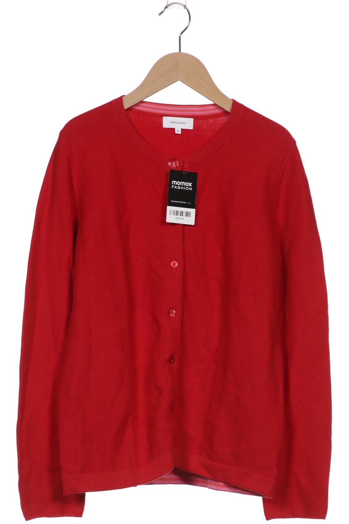 

darling harbour Damen Strickjacke, rot, Gr. 38