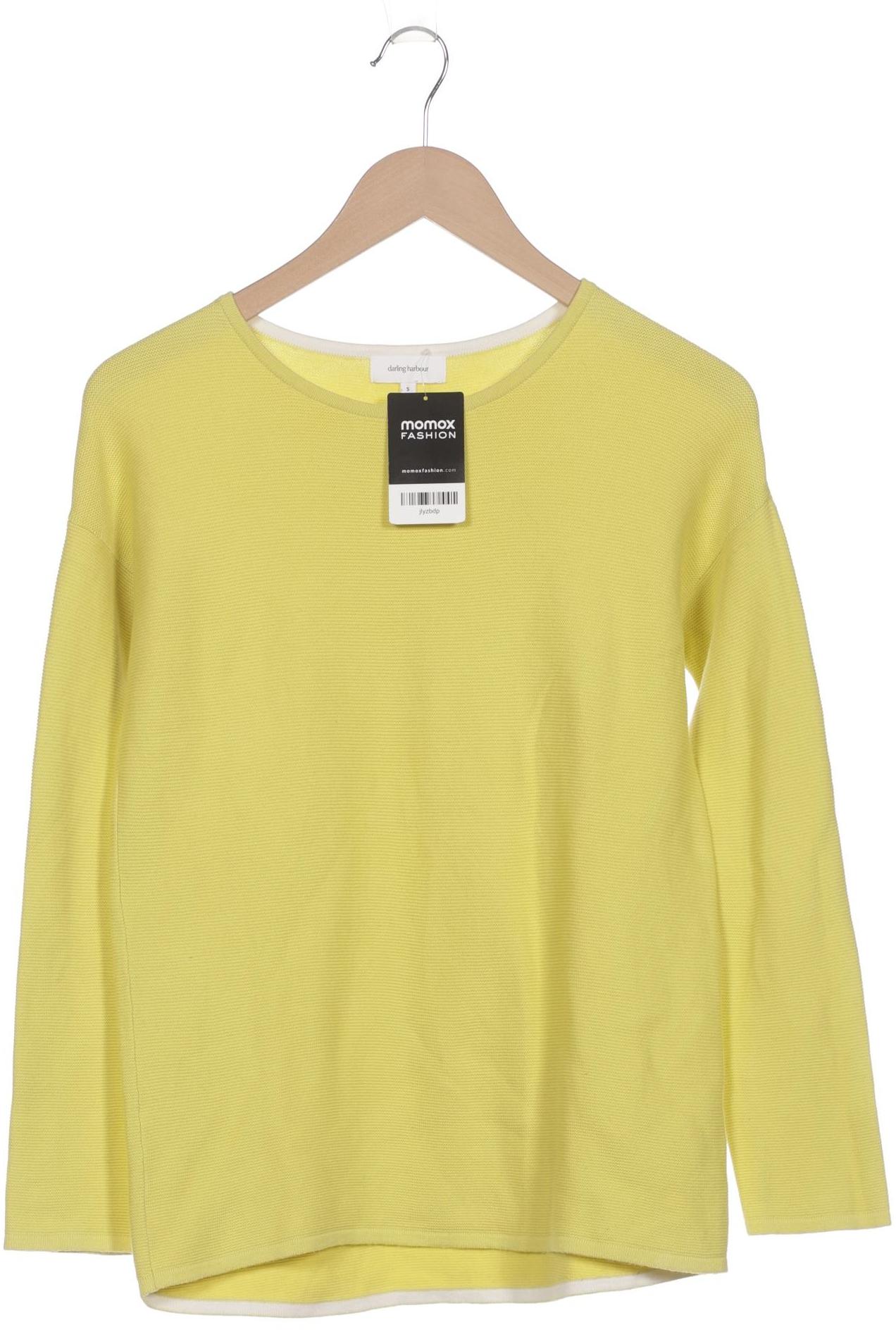 

darling harbour Damen Pullover, gelb, Gr. 36