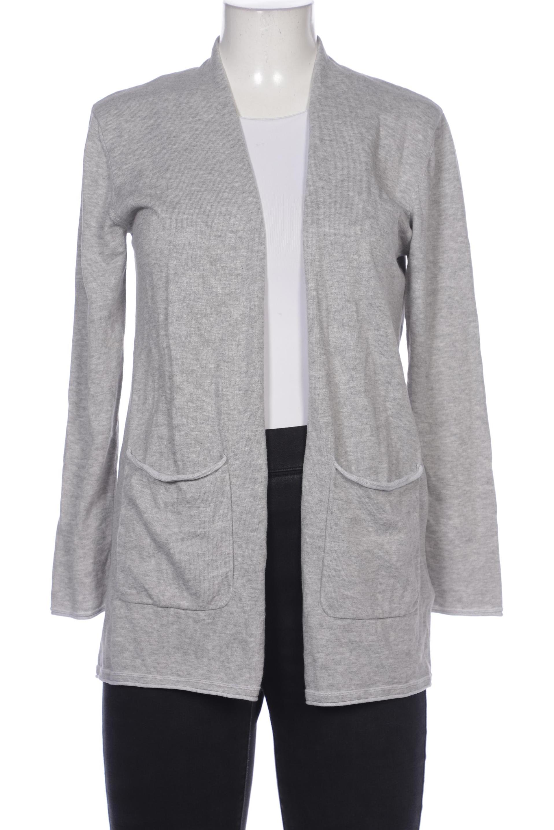 

darling harbour Damen Strickjacke, grau, Gr. 38