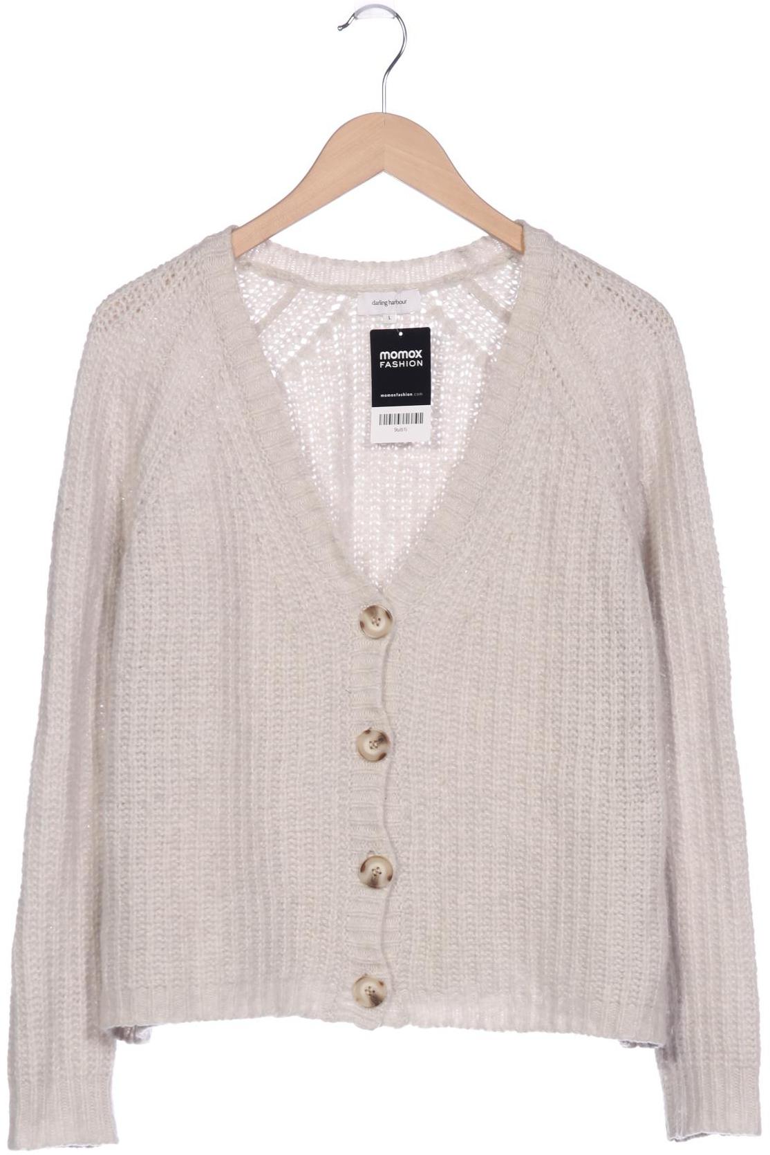 

darling harbour Damen Strickjacke, beige, Gr. 42