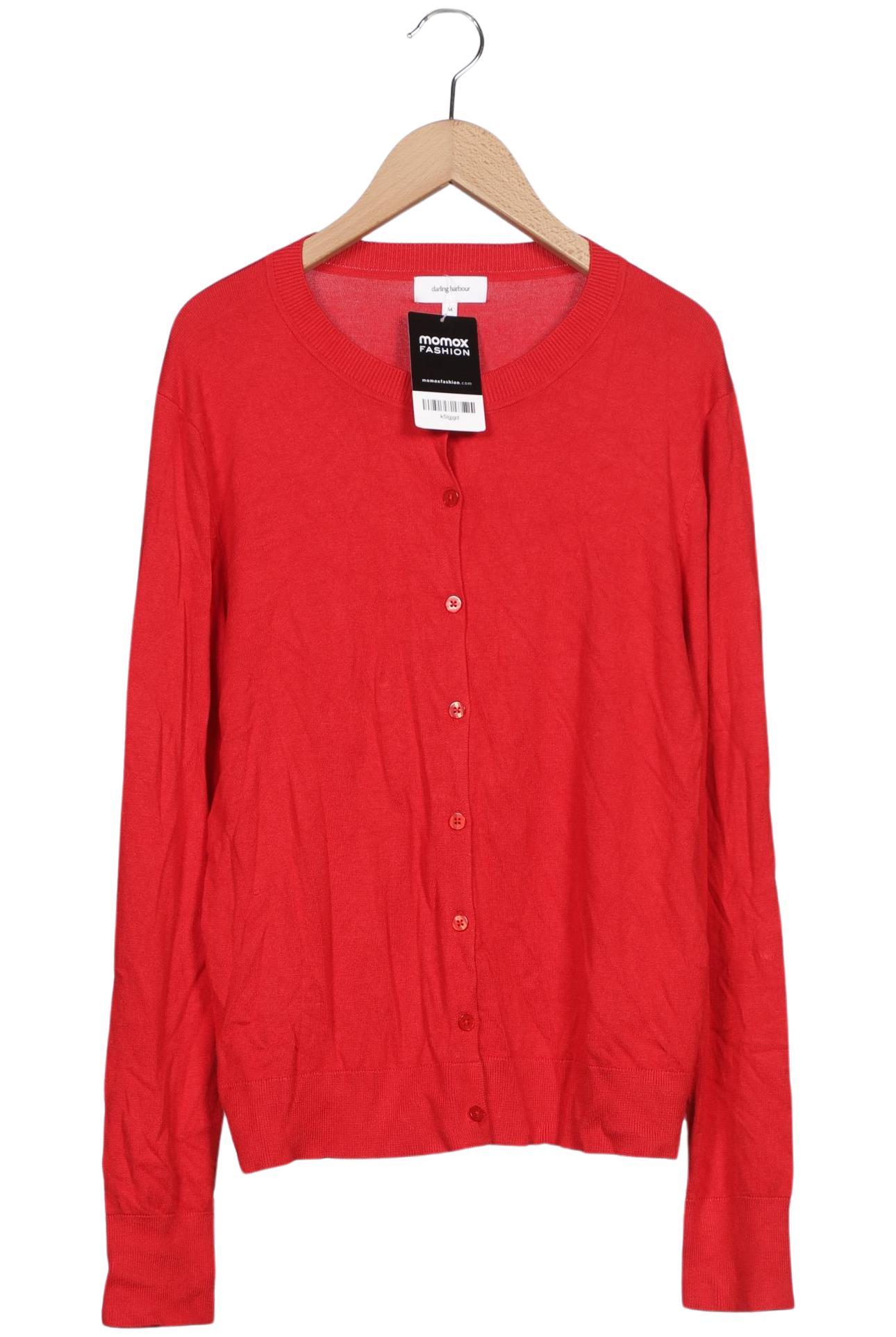 

darling harbour Damen Strickjacke, rot, Gr. 38