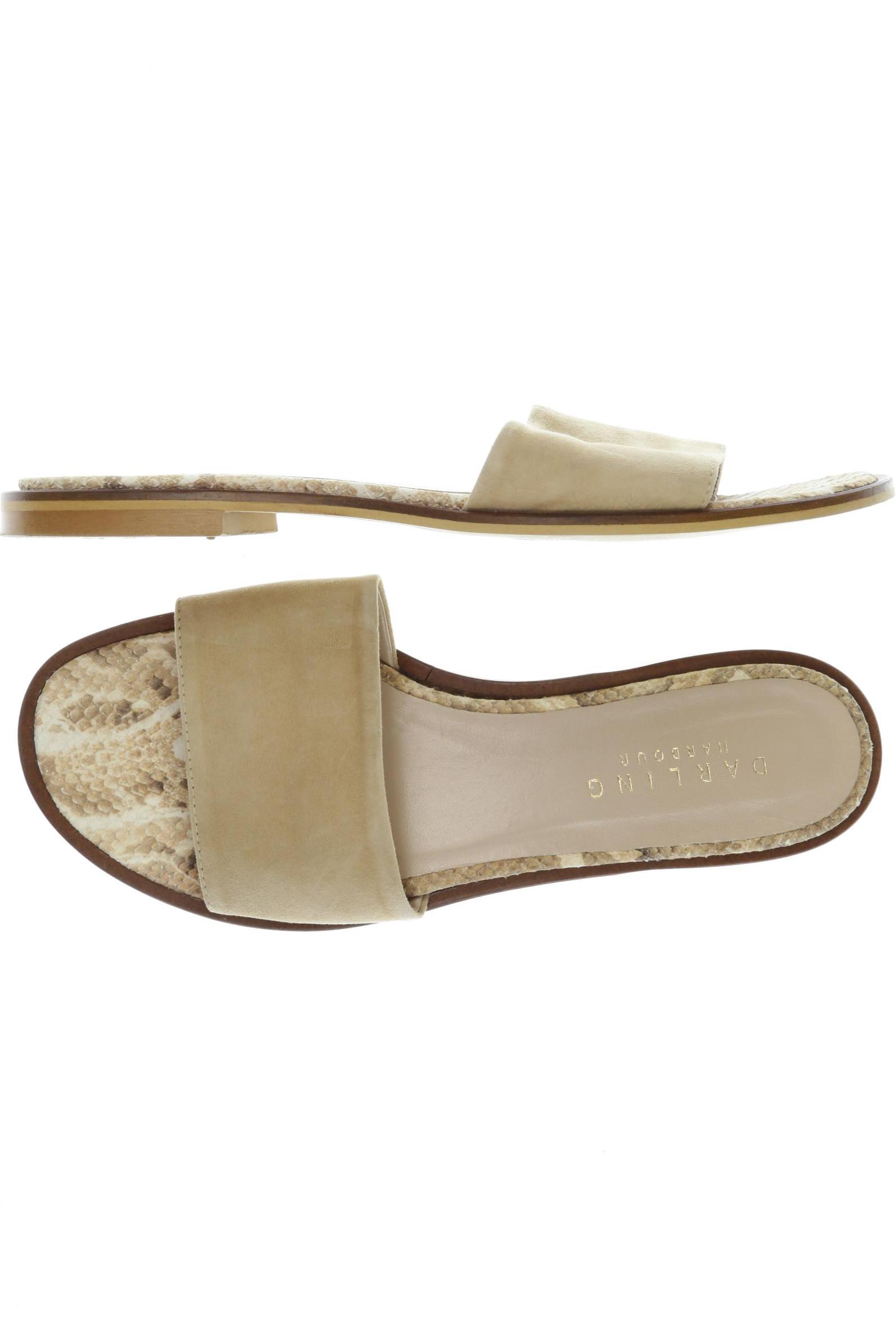 

darling harbour Damen Sandale, beige, Gr. 40