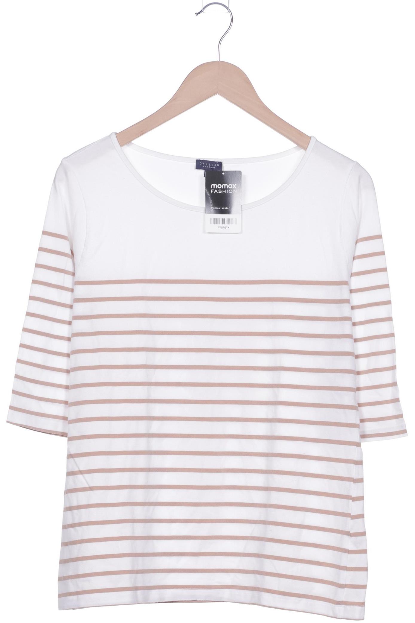 

darling harbour Damen Langarmshirt, weiß, Gr. 44