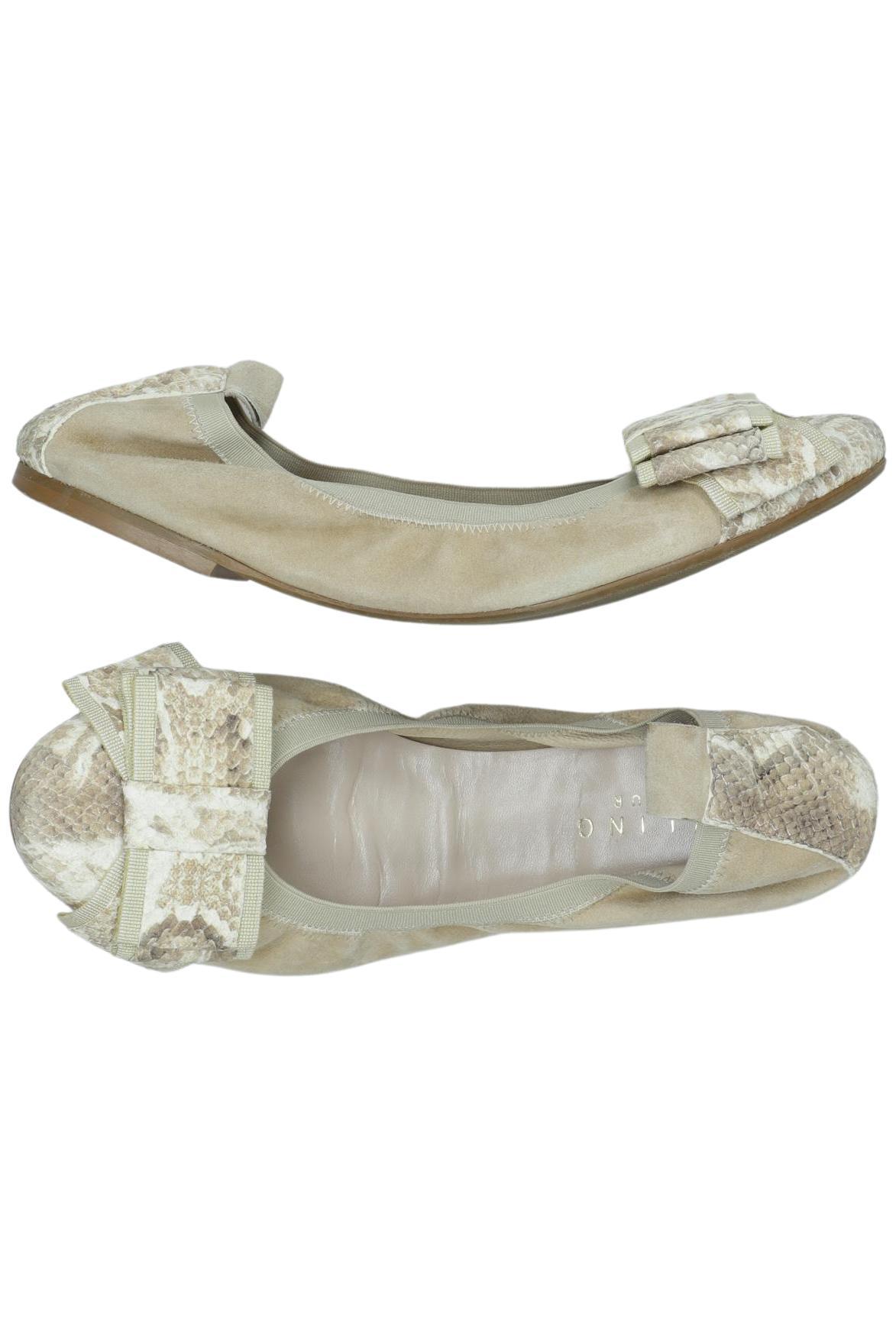 

darling harbour Damen Ballerinas, beige, Gr. 39