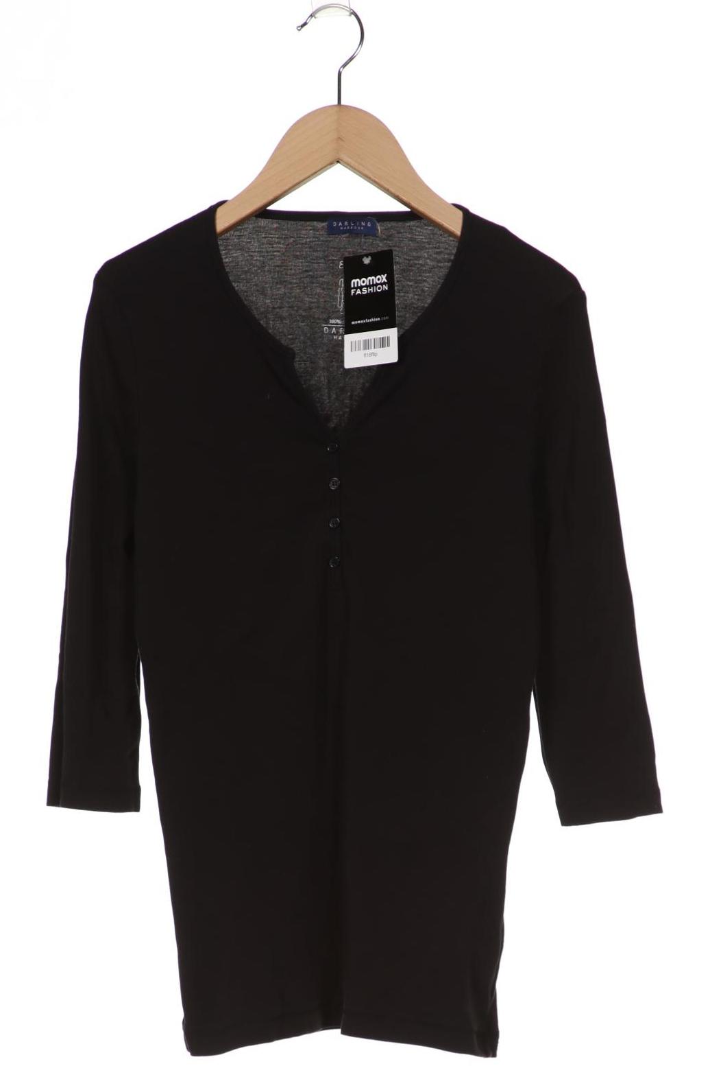 

darling harbour Damen Langarmshirt, schwarz