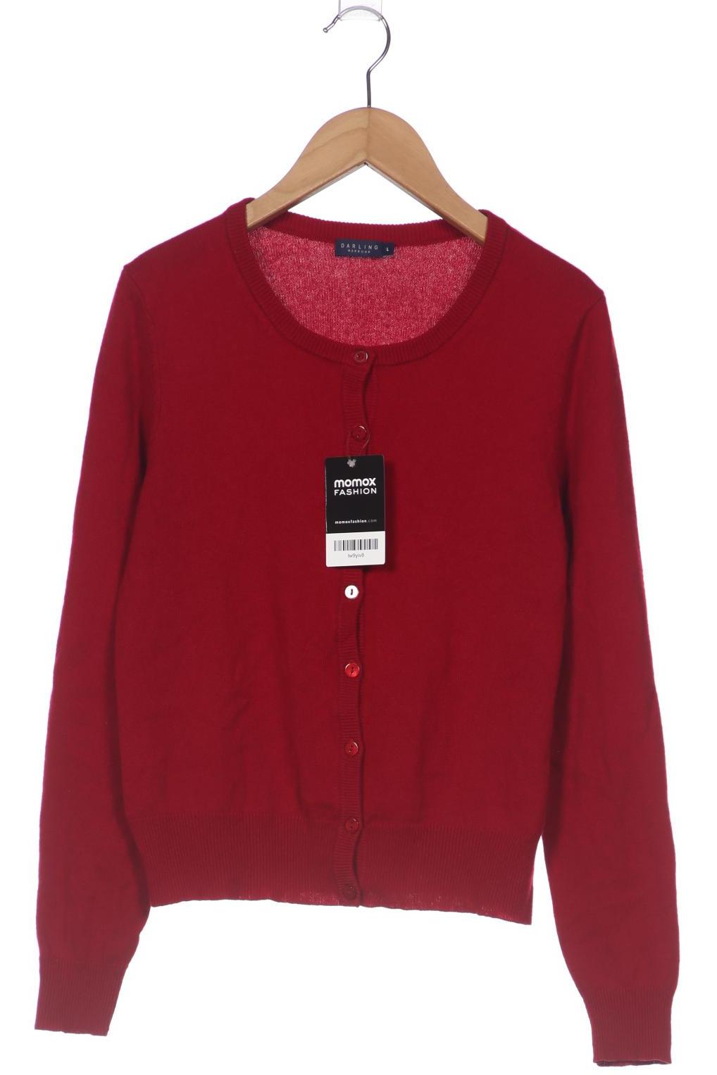 

darling harbour Damen Strickjacke, rot, Gr. 42