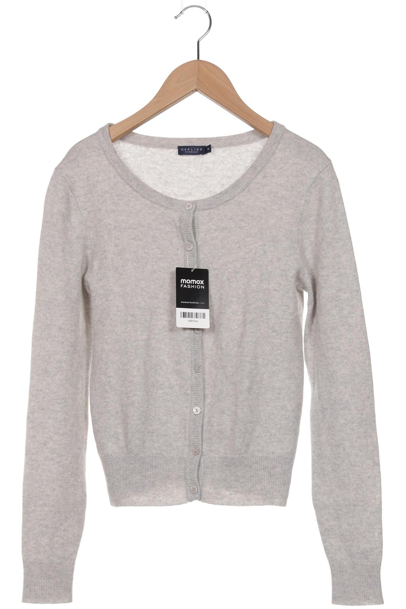 

darling harbour Damen Strickjacke, grau, Gr. 36