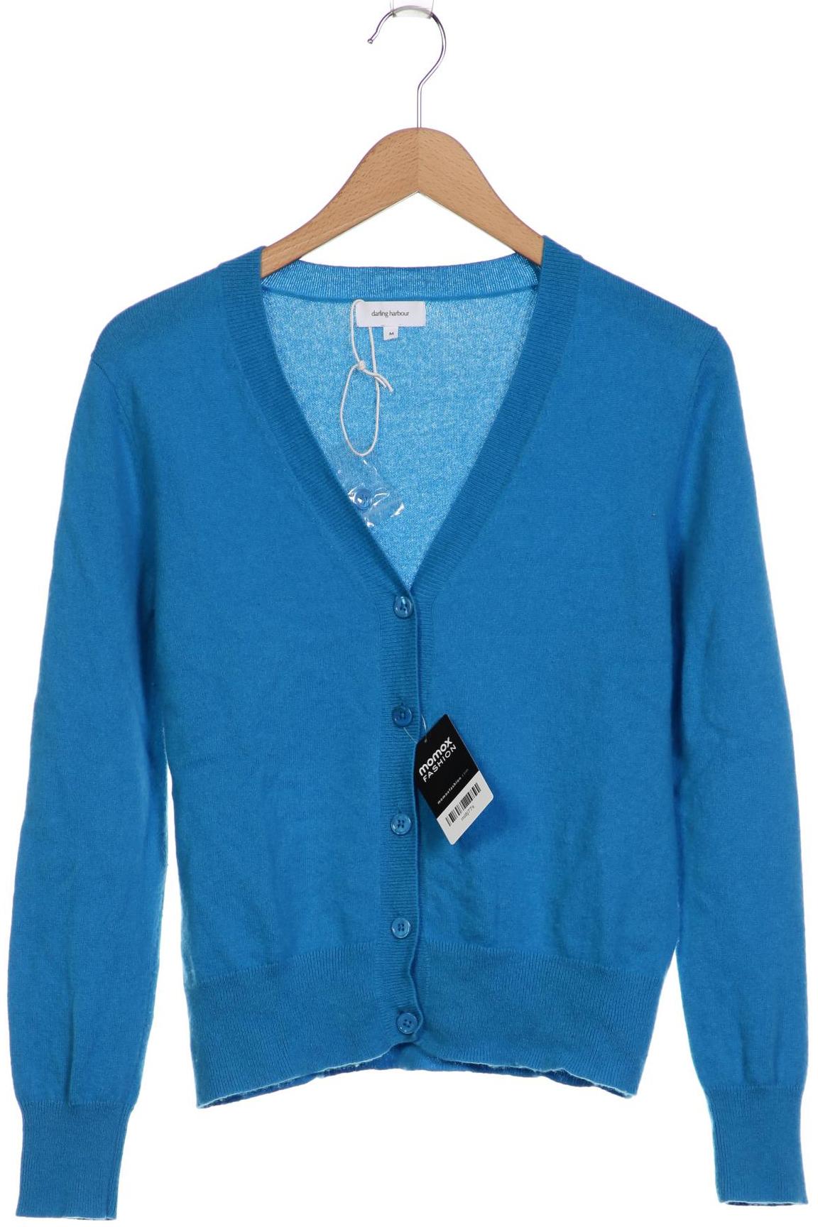 

darling harbour Damen Strickjacke, blau, Gr. 38