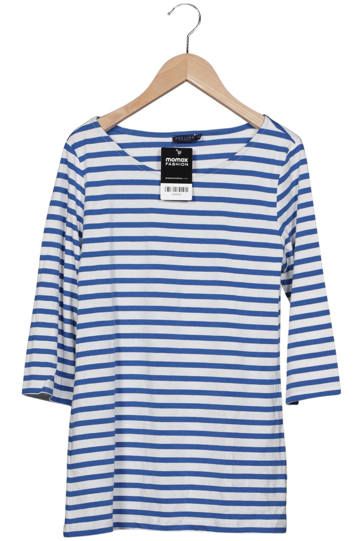 

darling harbour Damen Langarmshirt, blau, Gr. 38