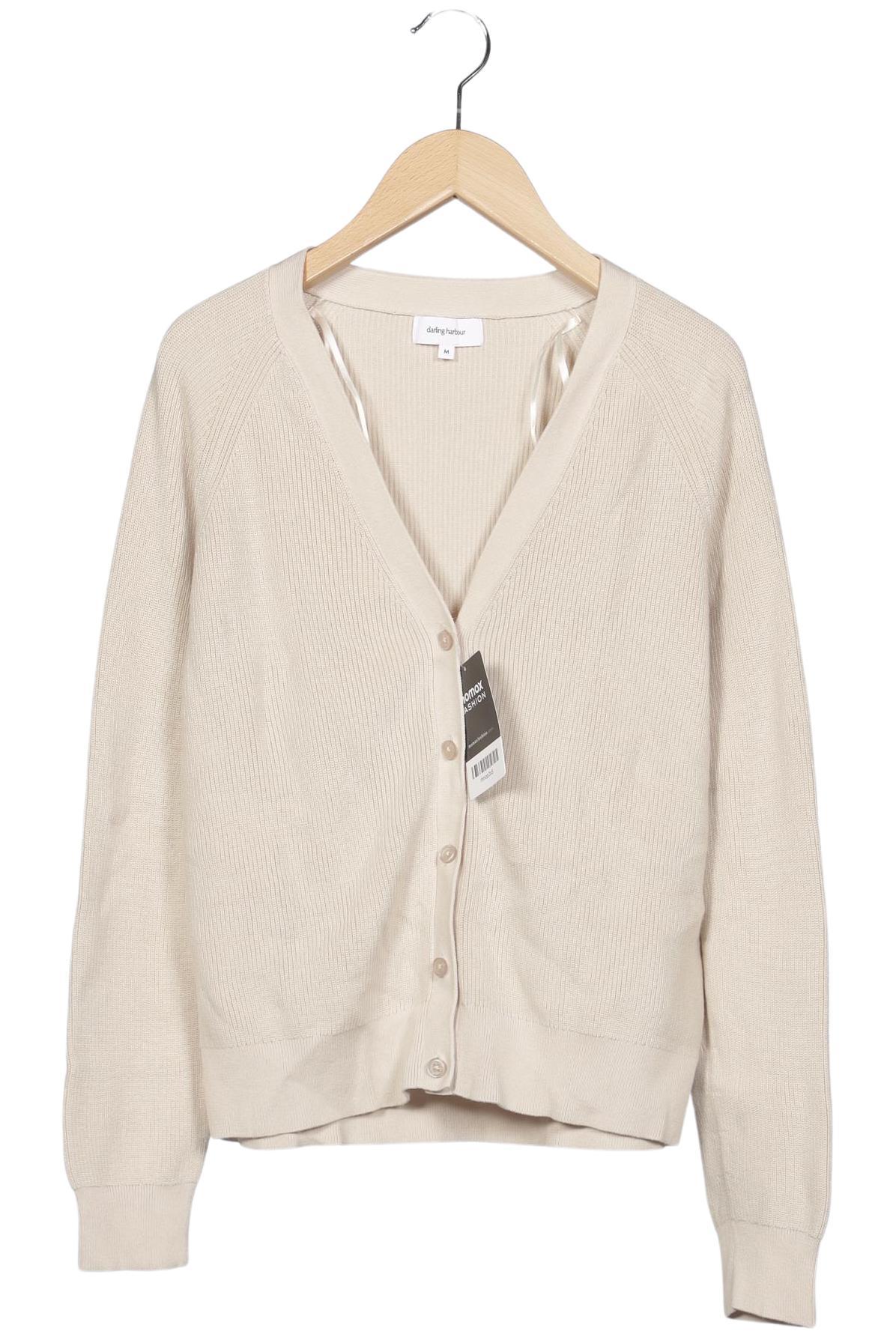 

darling harbour Damen Strickjacke, beige, Gr. 38