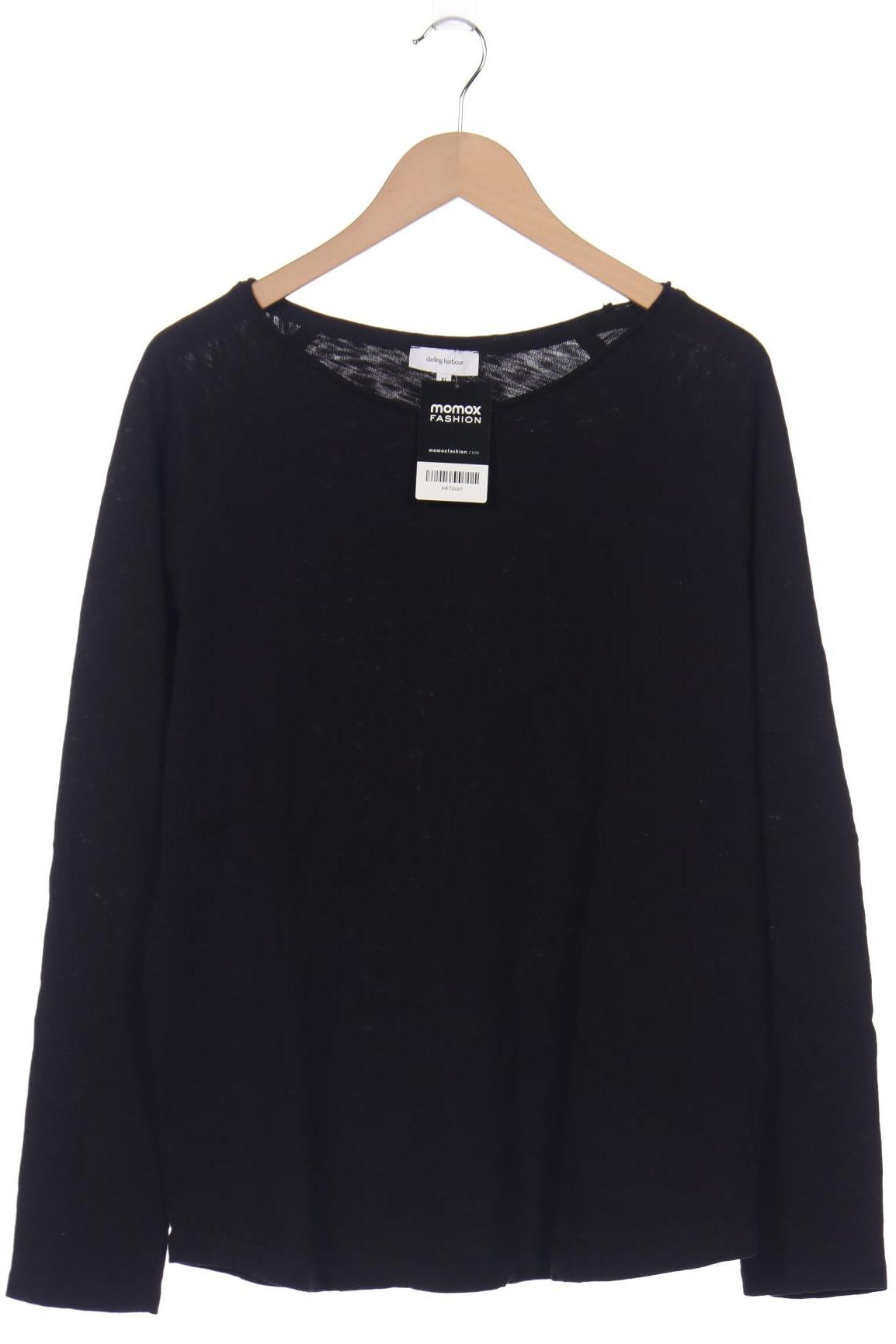 

darling harbour Damen Langarmshirt, schwarz
