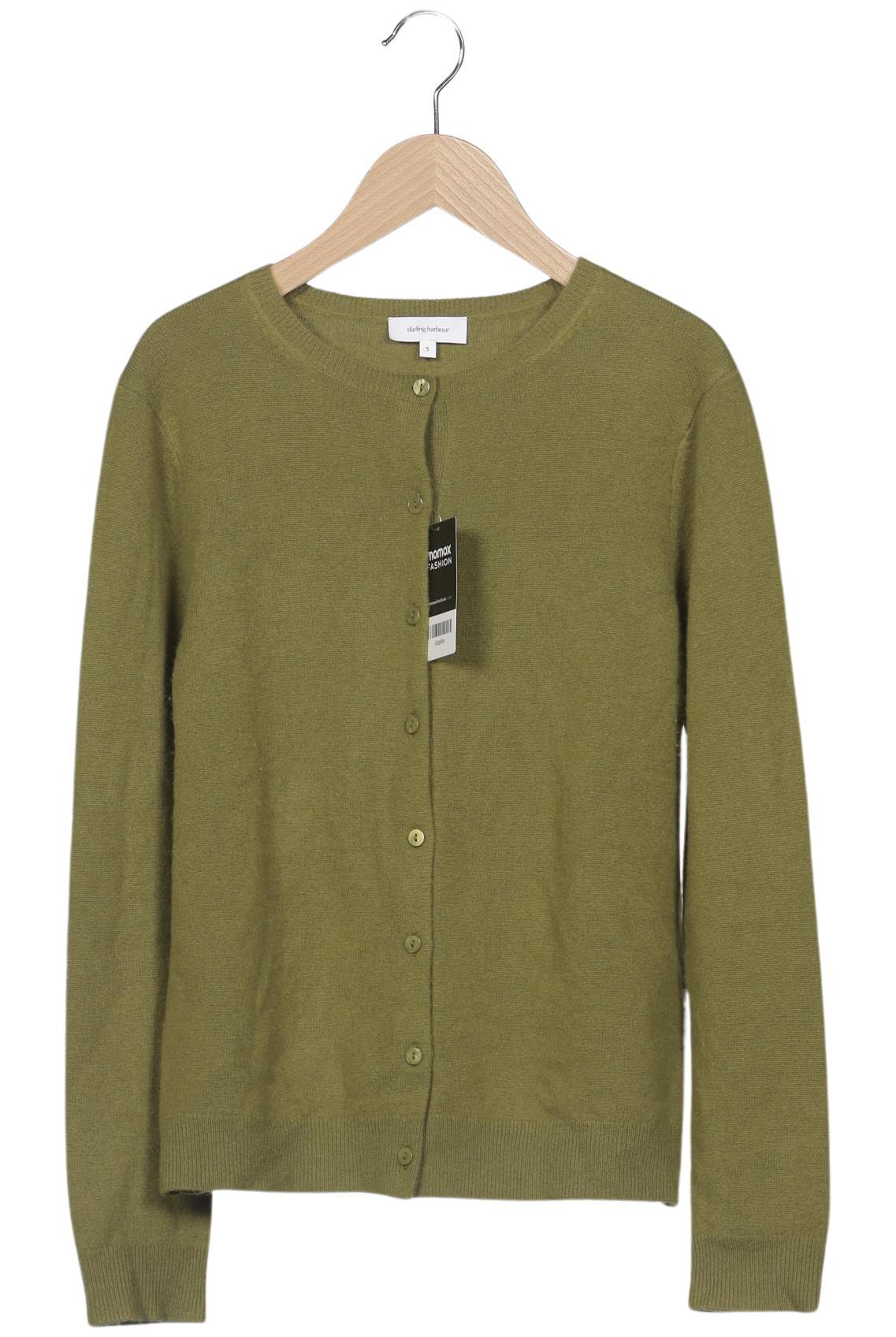 

darling harbour Damen Strickjacke, grün, Gr. 36