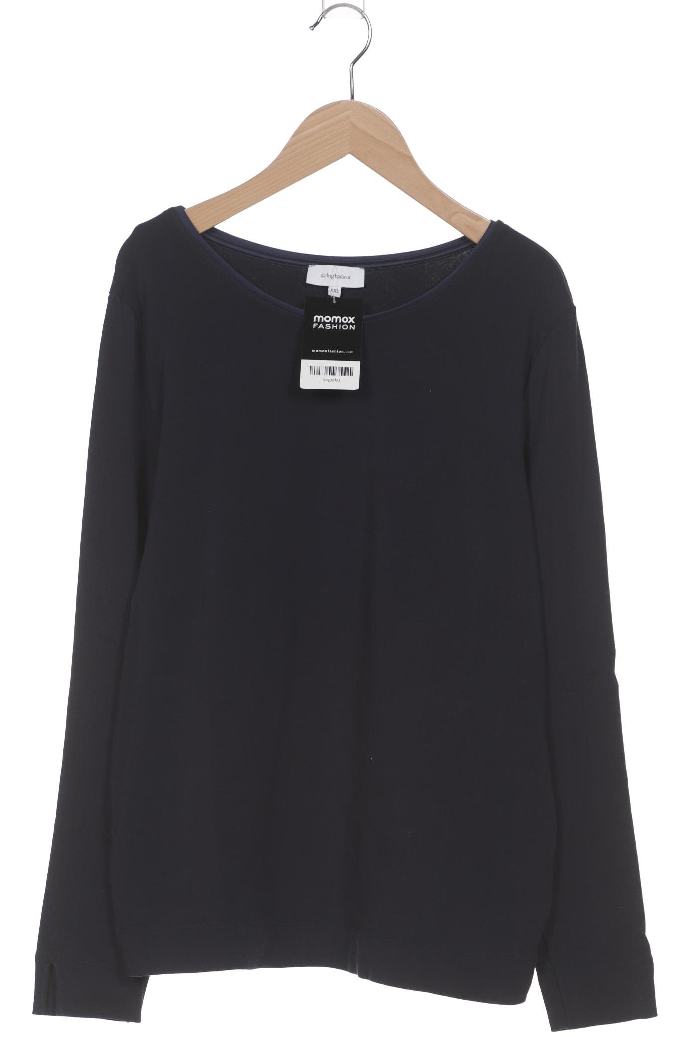 

darling harbour Damen Langarmshirt, marineblau, Gr. 46