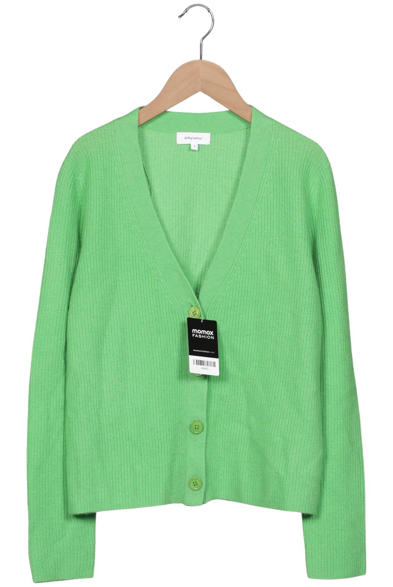 

darling harbour Damen Strickjacke, hellgrün, Gr. 36