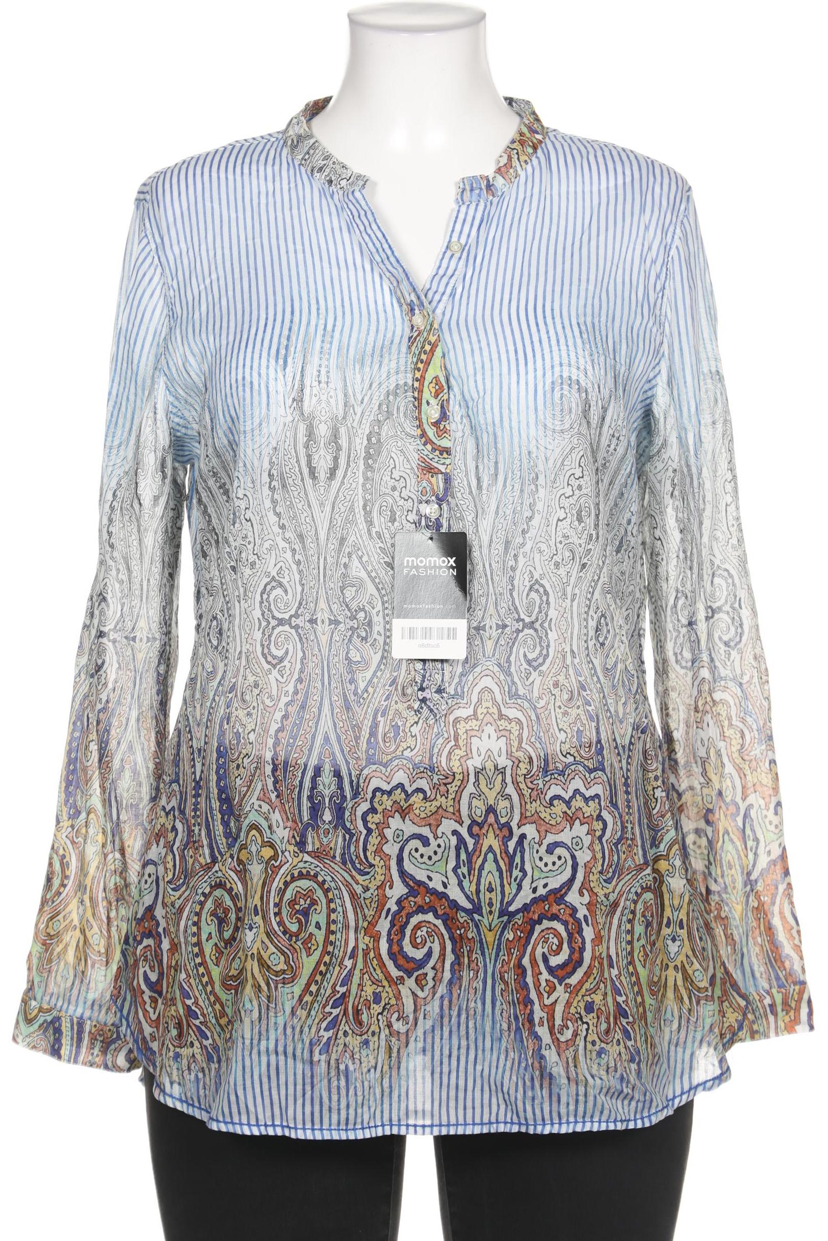 

darling harbour Damen Bluse, blau, Gr. 46