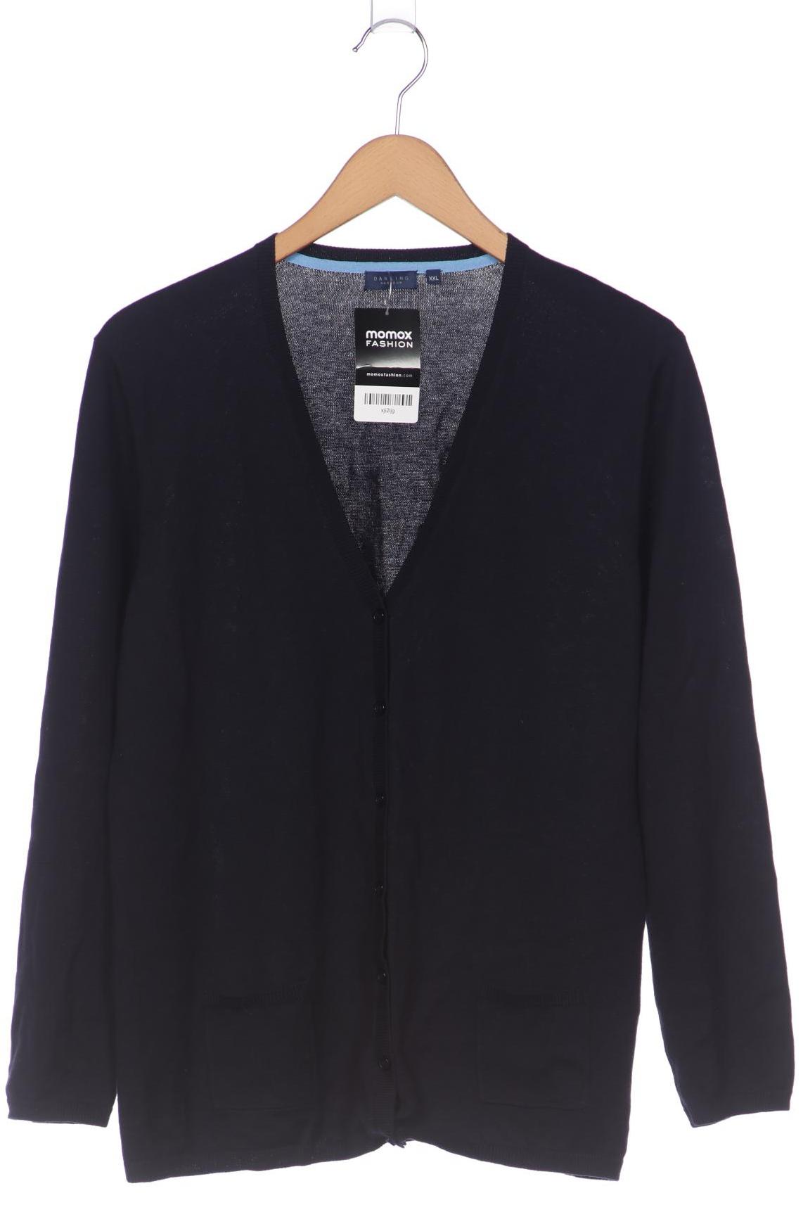 

darling harbour Damen Strickjacke, marineblau, Gr. 46