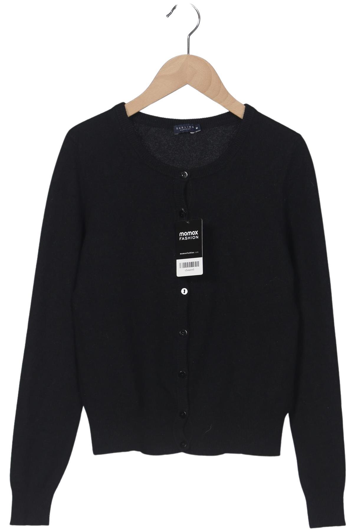 

darling harbour Damen Strickjacke, schwarz, Gr. 38