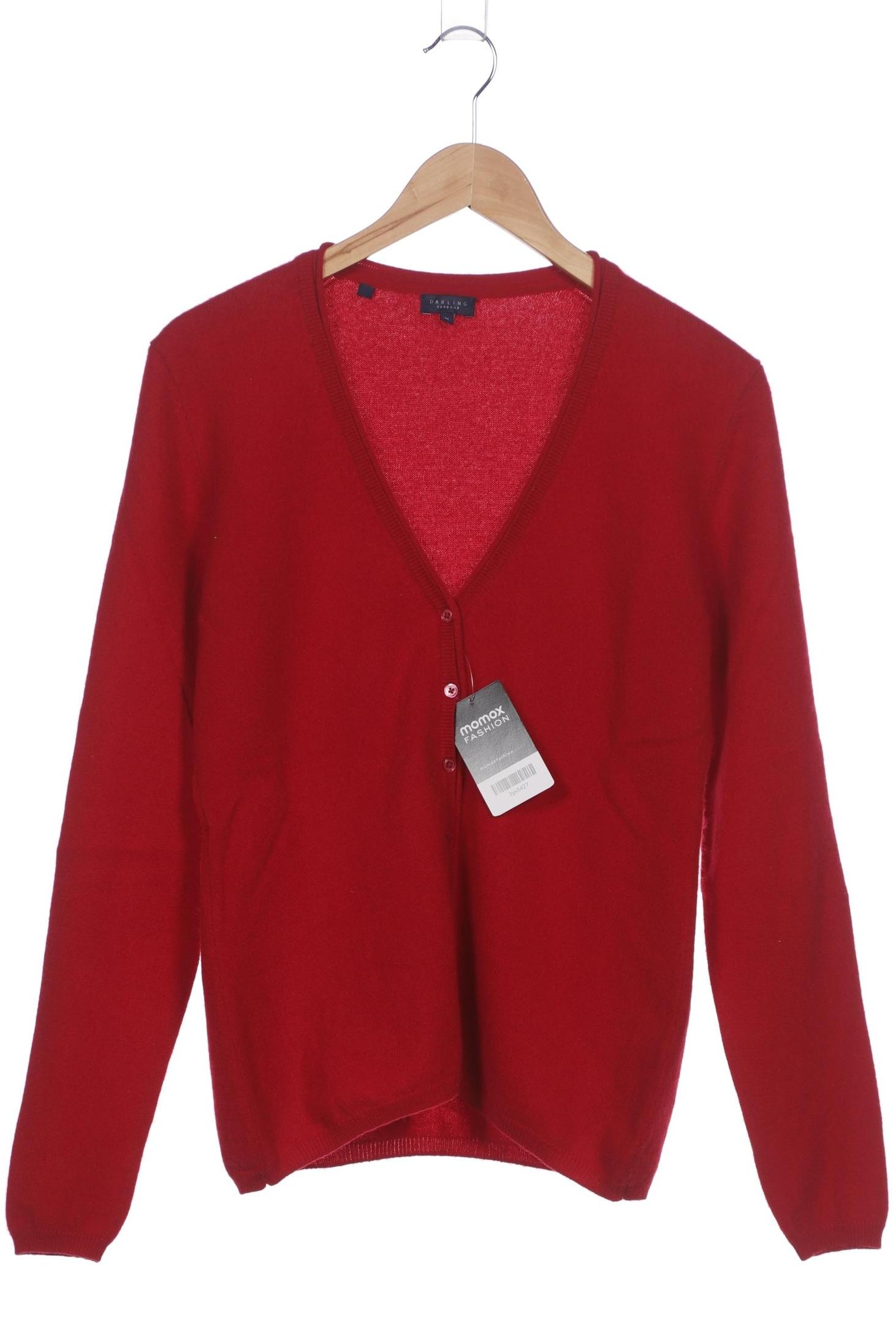 

darling harbour Damen Strickjacke, rot, Gr. 38