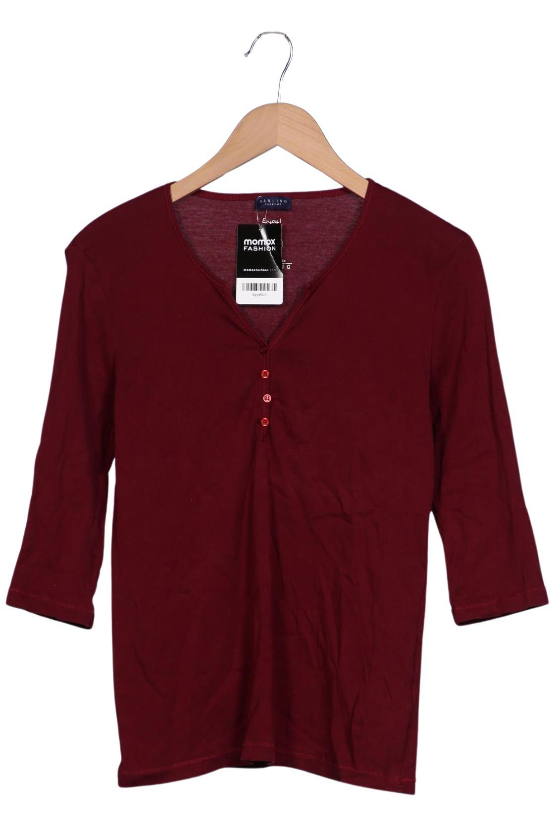 

darling harbour Damen Langarmshirt, bordeaux, Gr. 44