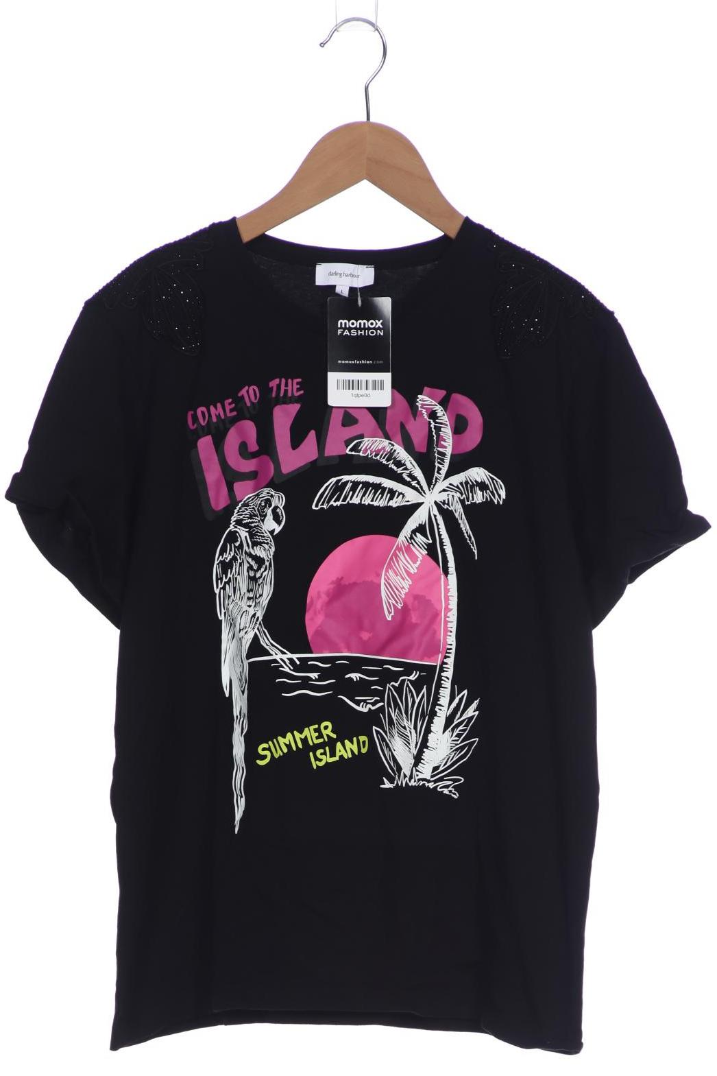 

darling harbour Damen T-Shirt, schwarz, Gr. 42