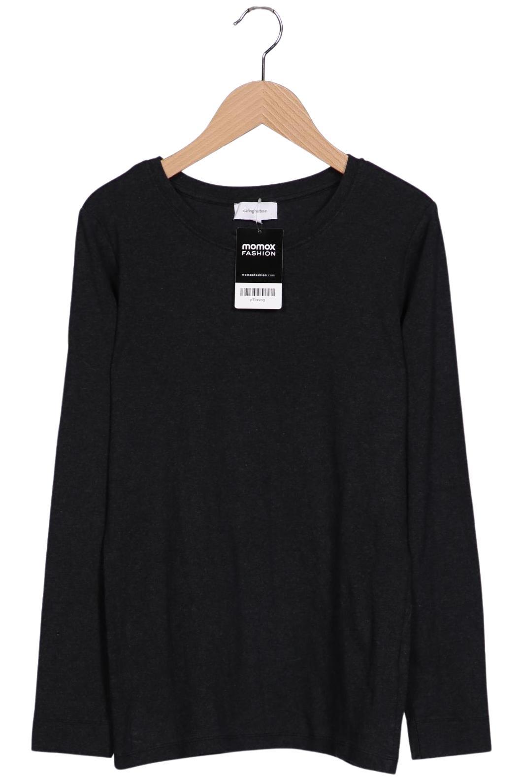 

darling harbour Damen Langarmshirt, grau, Gr. 42