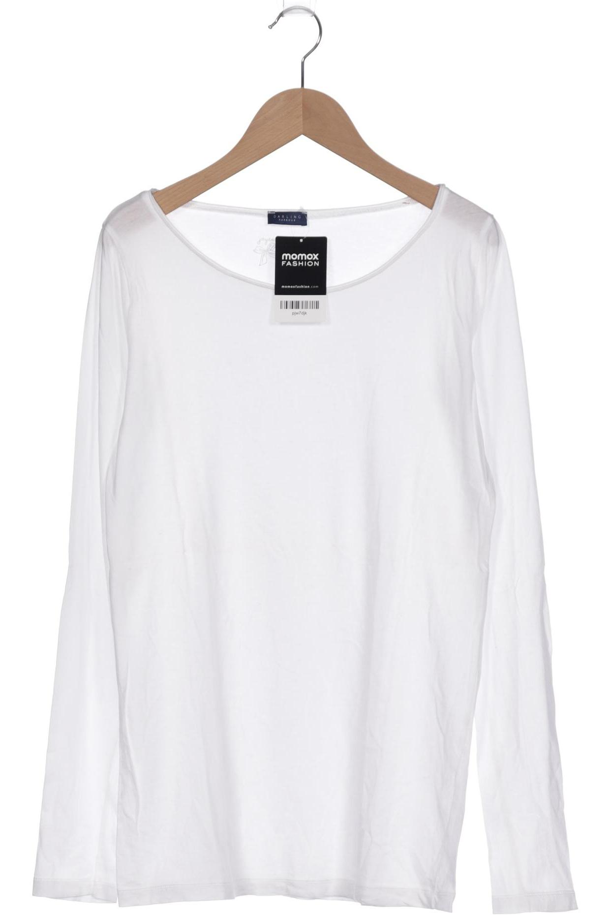 

darling harbour Damen Langarmshirt, weiß