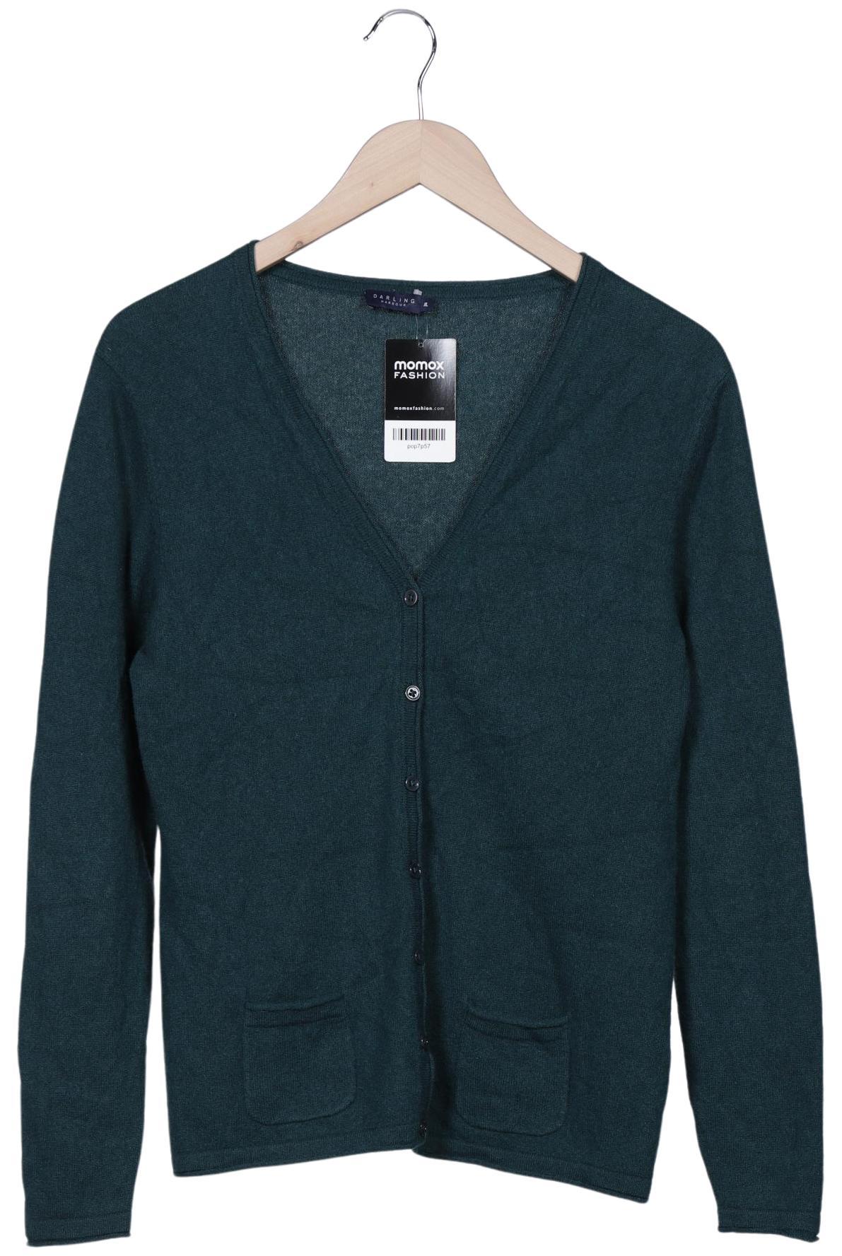 

darling harbour Damen Strickjacke, grün, Gr. 44
