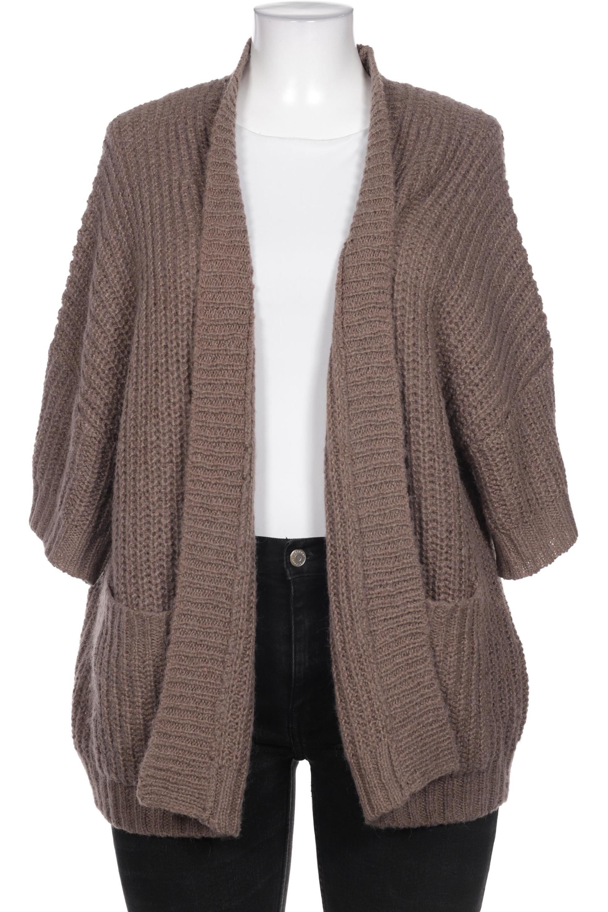

darling harbour Damen Strickjacke, braun, Gr. 42