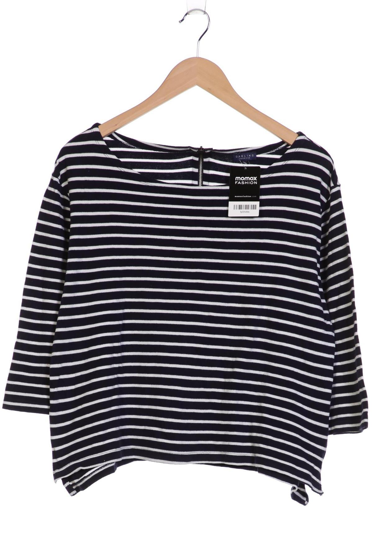 

darling harbour Damen Langarmshirt, marineblau, Gr. 46