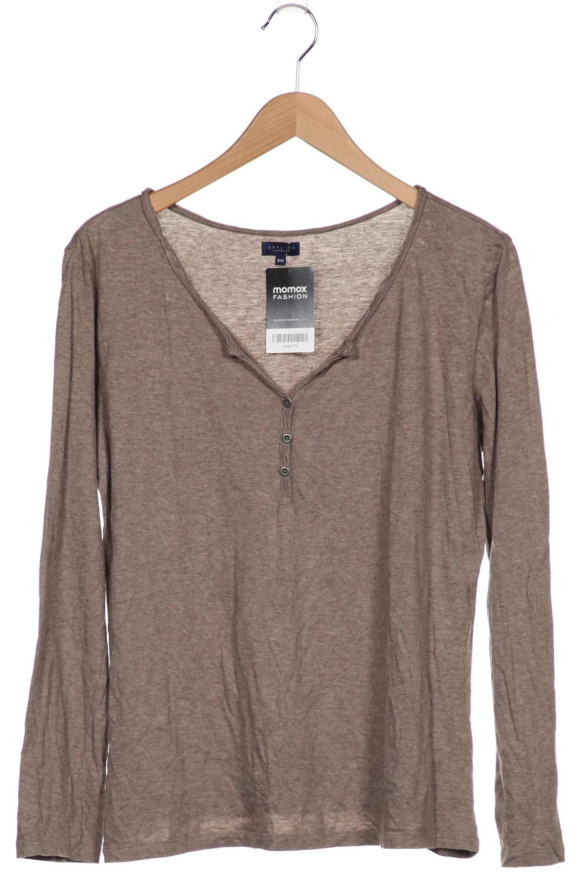 

darling harbour Damen Langarmshirt, braun