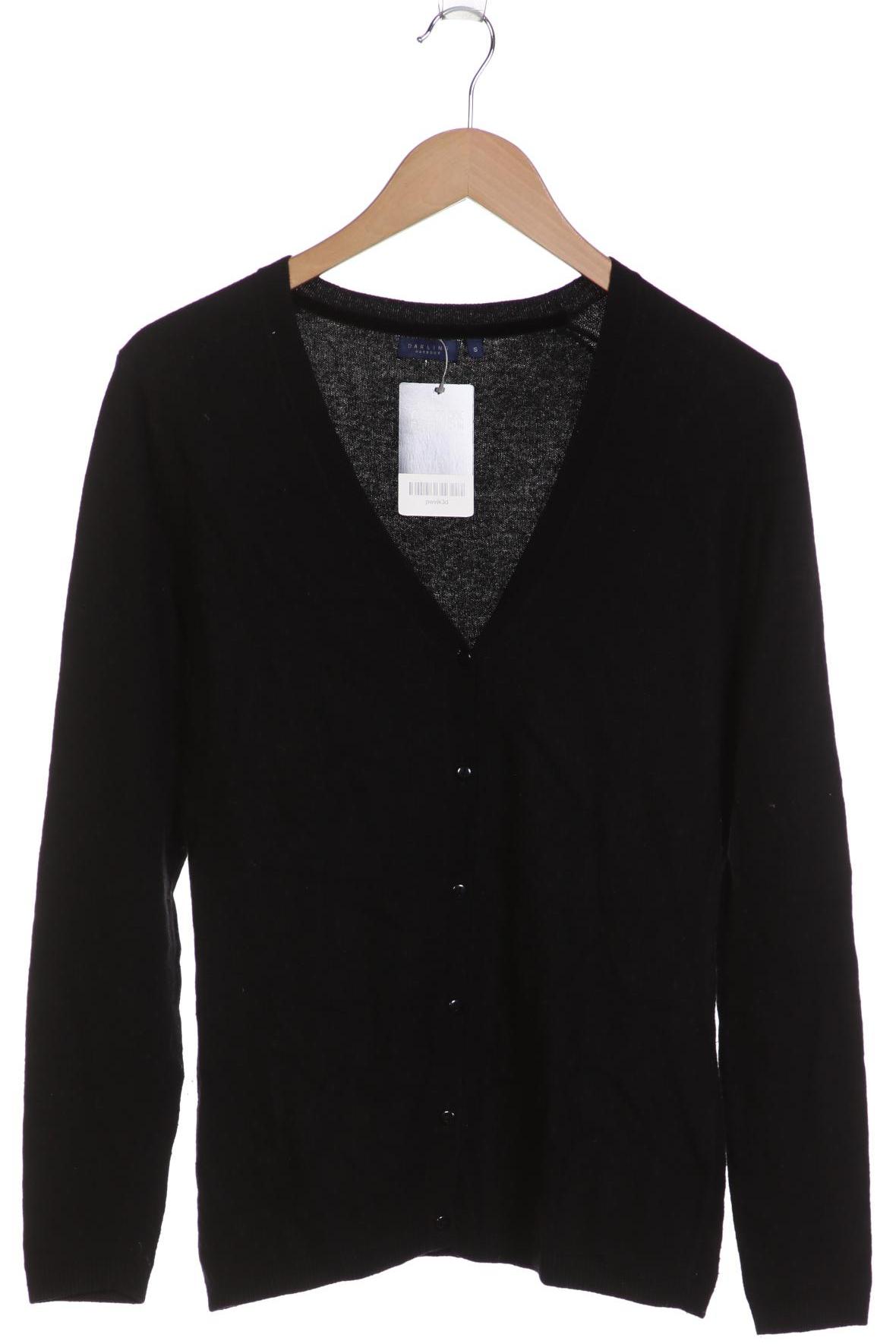 

darling harbour Damen Strickjacke, schwarz, Gr. 36