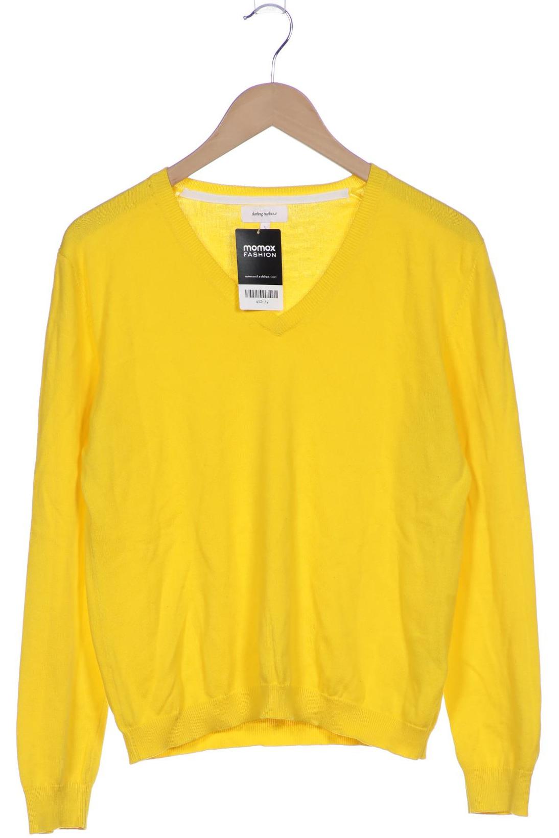 

darling harbour Damen Pullover, gelb, Gr. 42