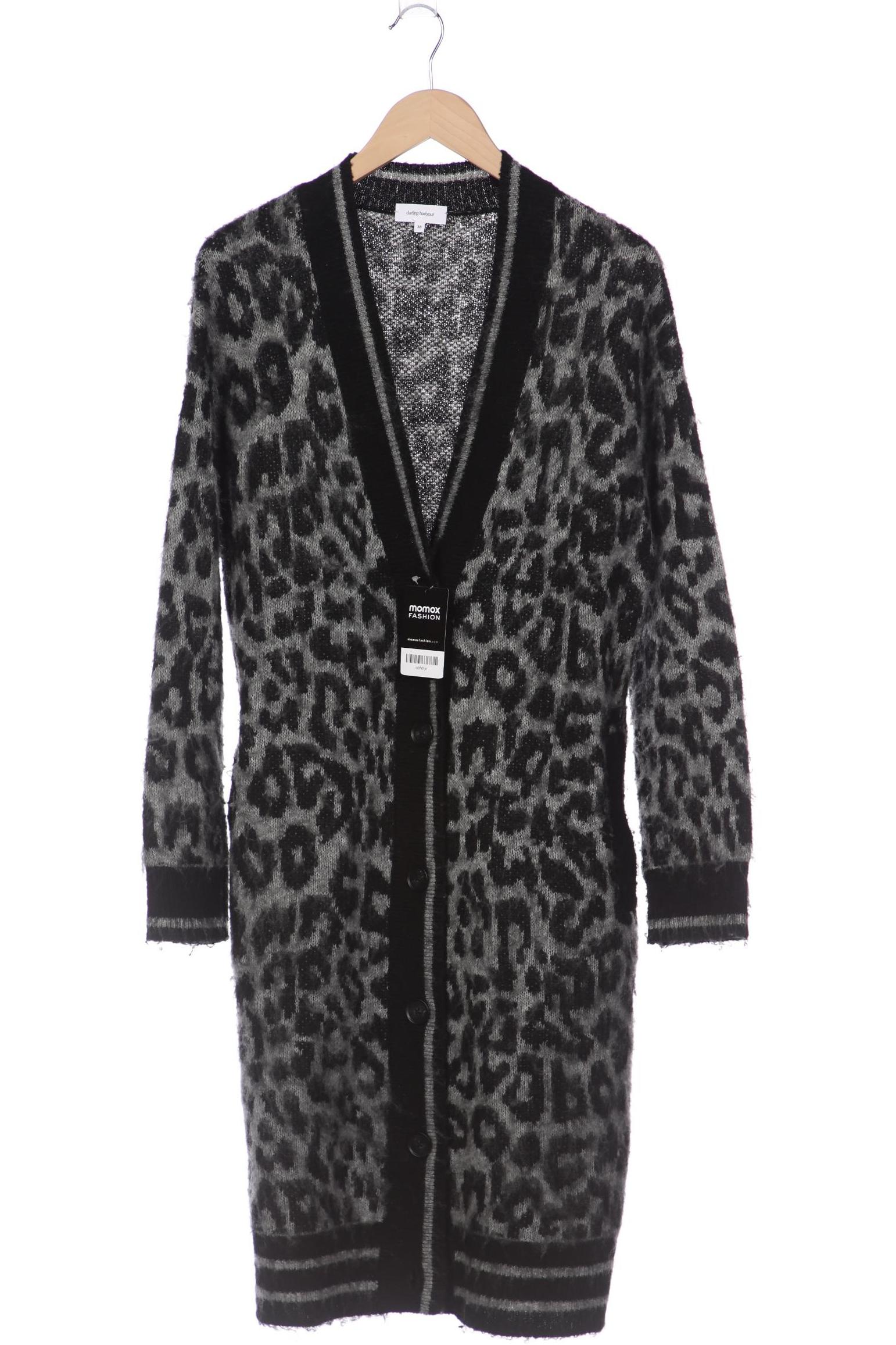 

darling harbour Damen Strickjacke, grau, Gr. 38