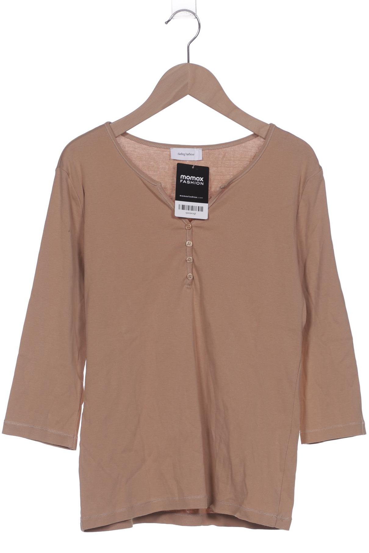

darling harbour Damen Langarmshirt, beige, Gr. 42