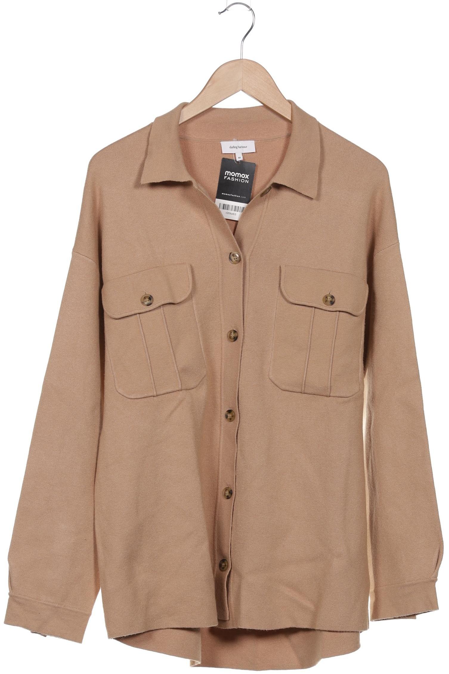 

darling harbour Damen Strickjacke, beige, Gr. 38