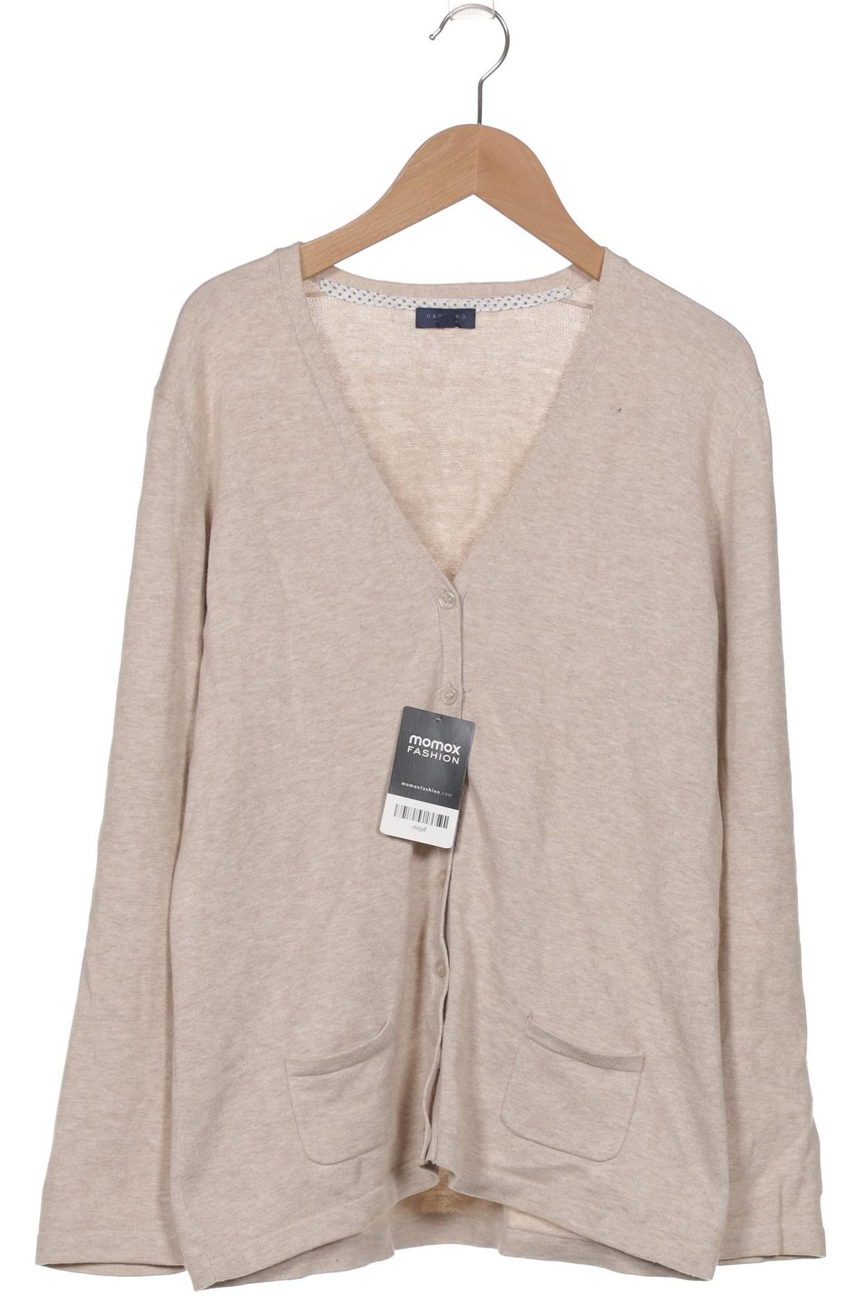 

darling harbour Damen Strickjacke, beige, Gr. 42