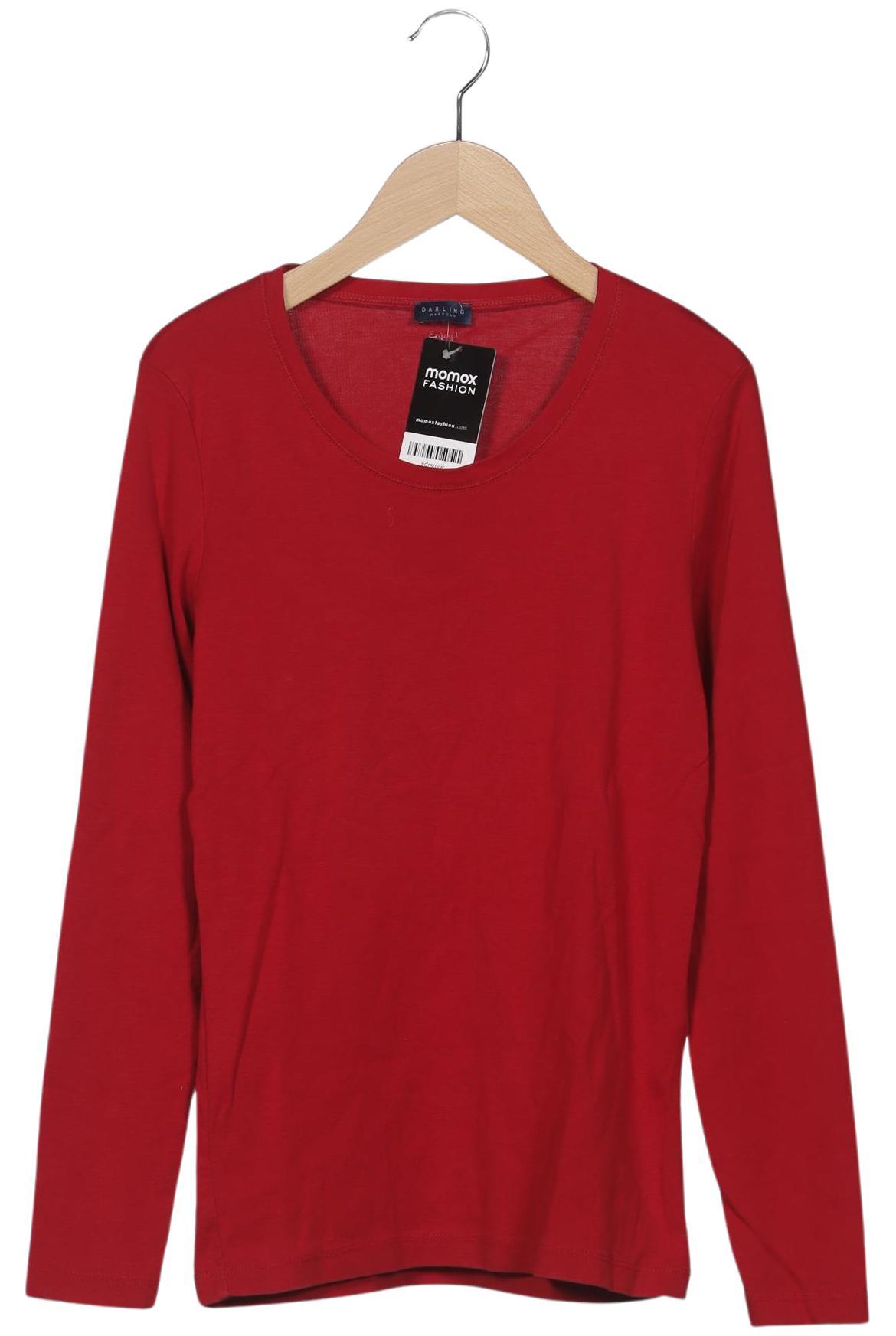 

darling harbour Damen Langarmshirt, rot, Gr. 42