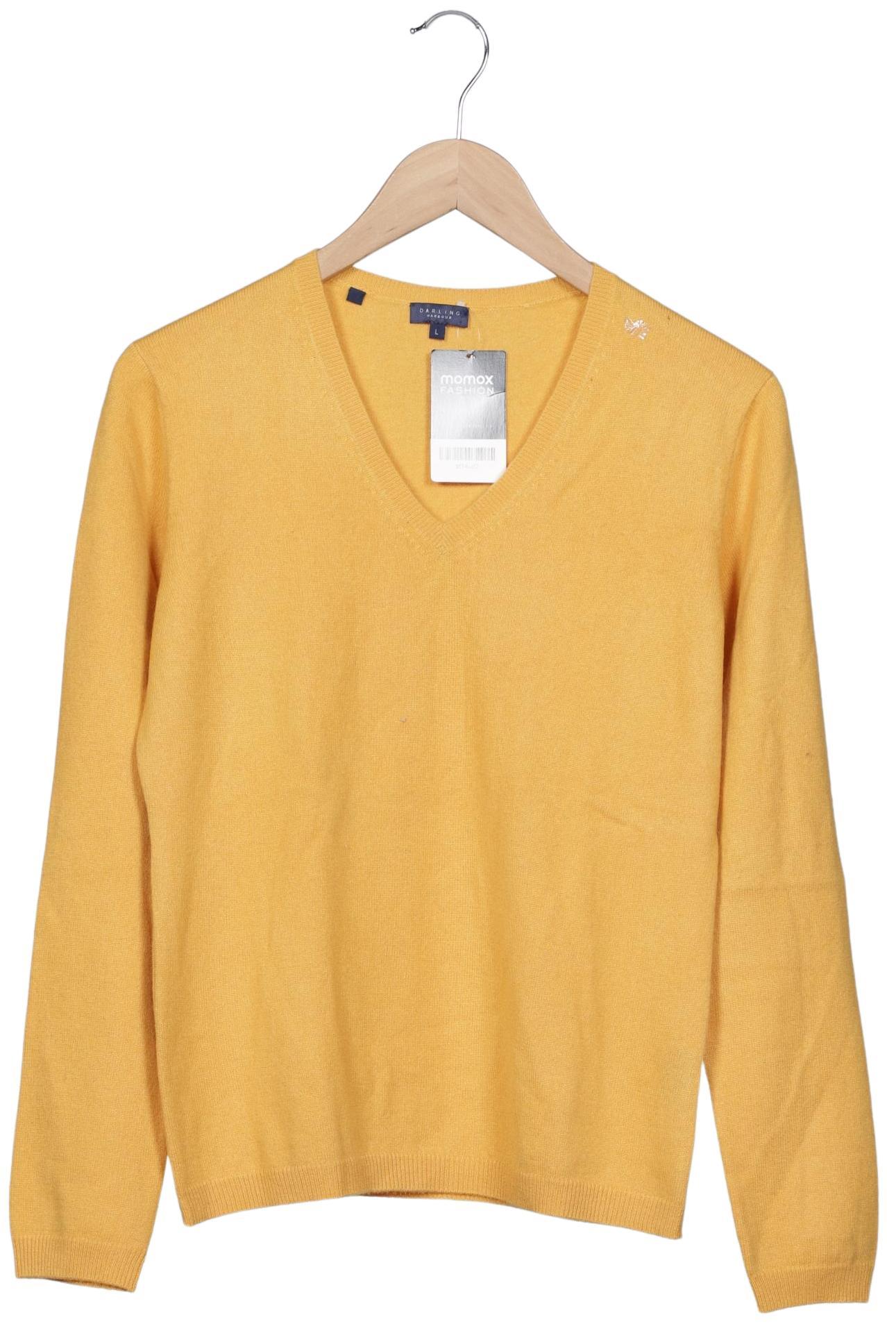 

darling harbour Damen Pullover, gelb, Gr. 42