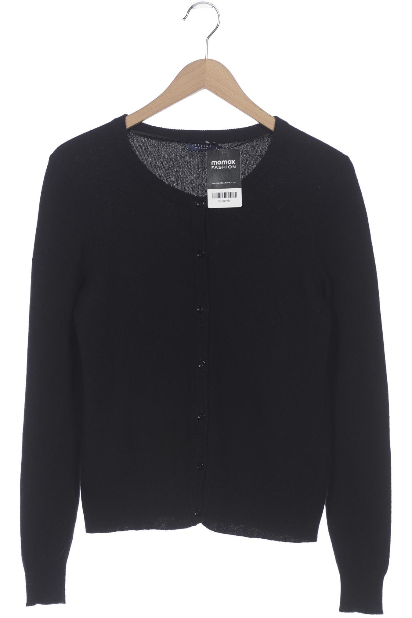 

darling harbour Damen Strickjacke, schwarz, Gr. 42