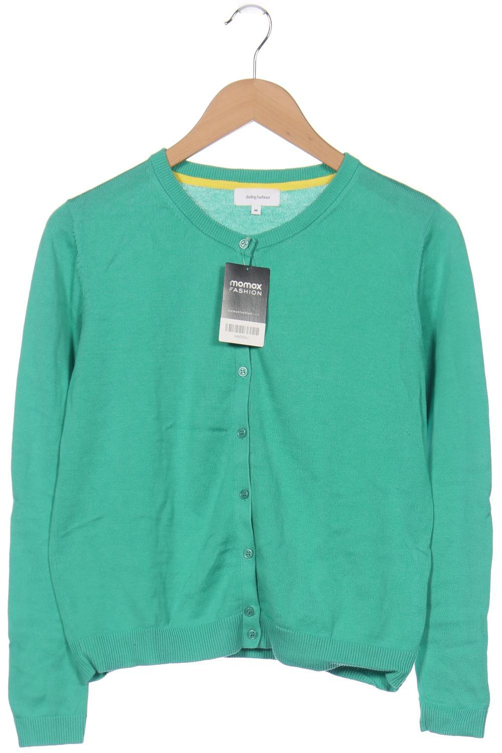 

darling harbour Damen Strickjacke, grün, Gr. 38