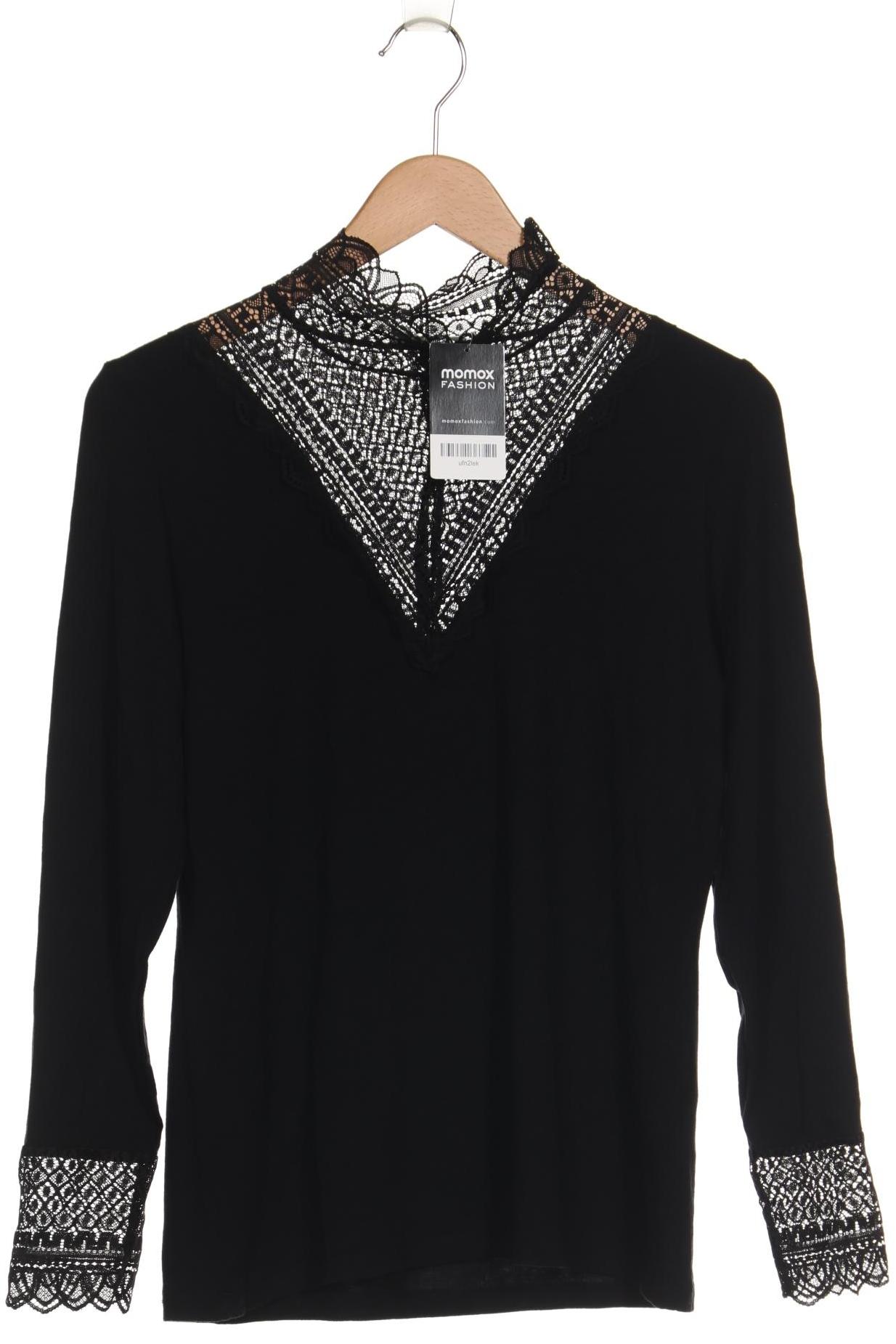 

darling harbour Damen Langarmshirt, schwarz, Gr. 44