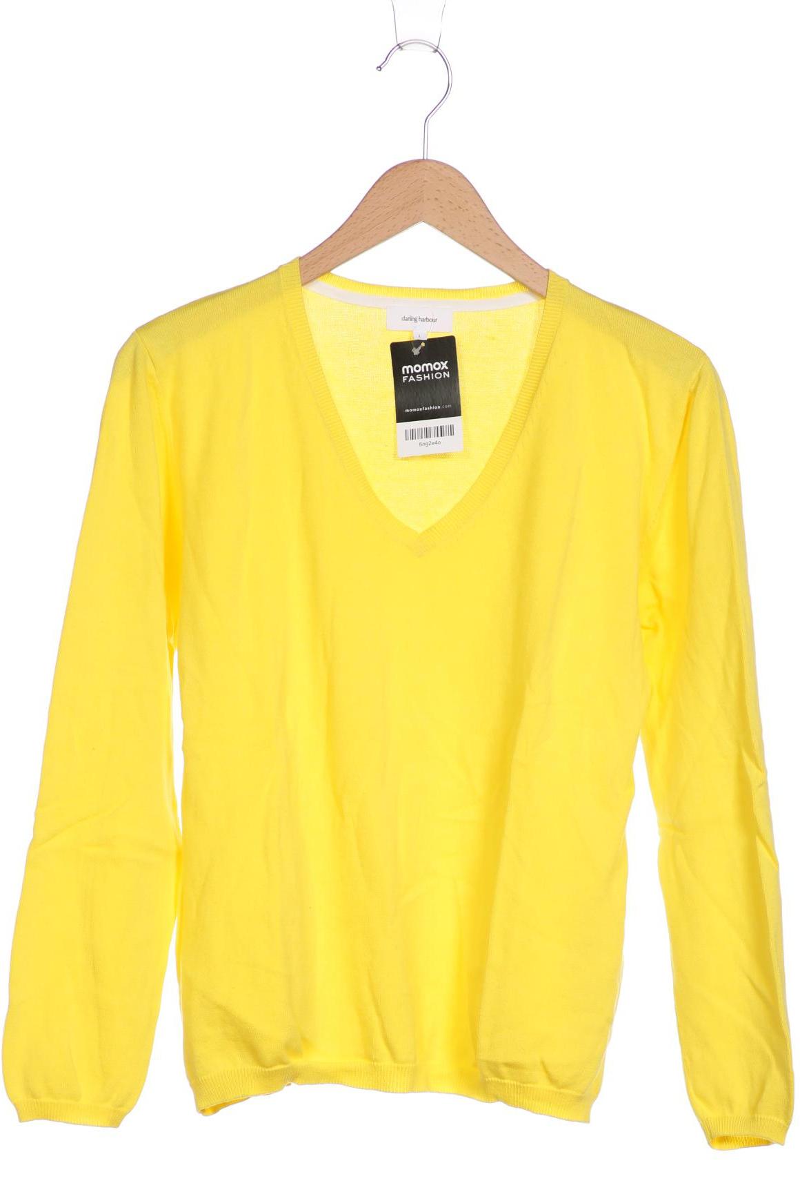 

darling harbour Damen Pullover, gelb