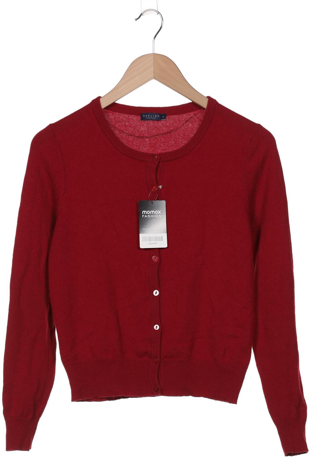 

darling harbour Damen Strickjacke, bordeaux, Gr. 42