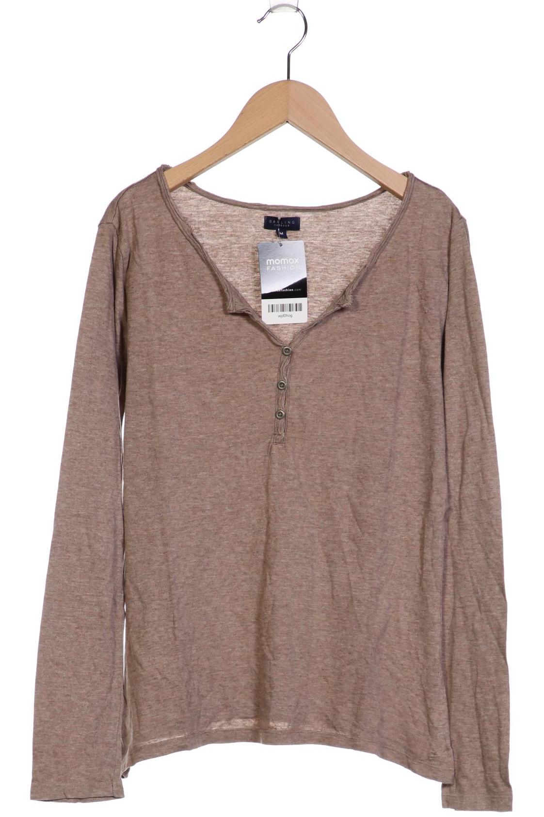 

darling harbour Damen Langarmshirt, braun, Gr. 38