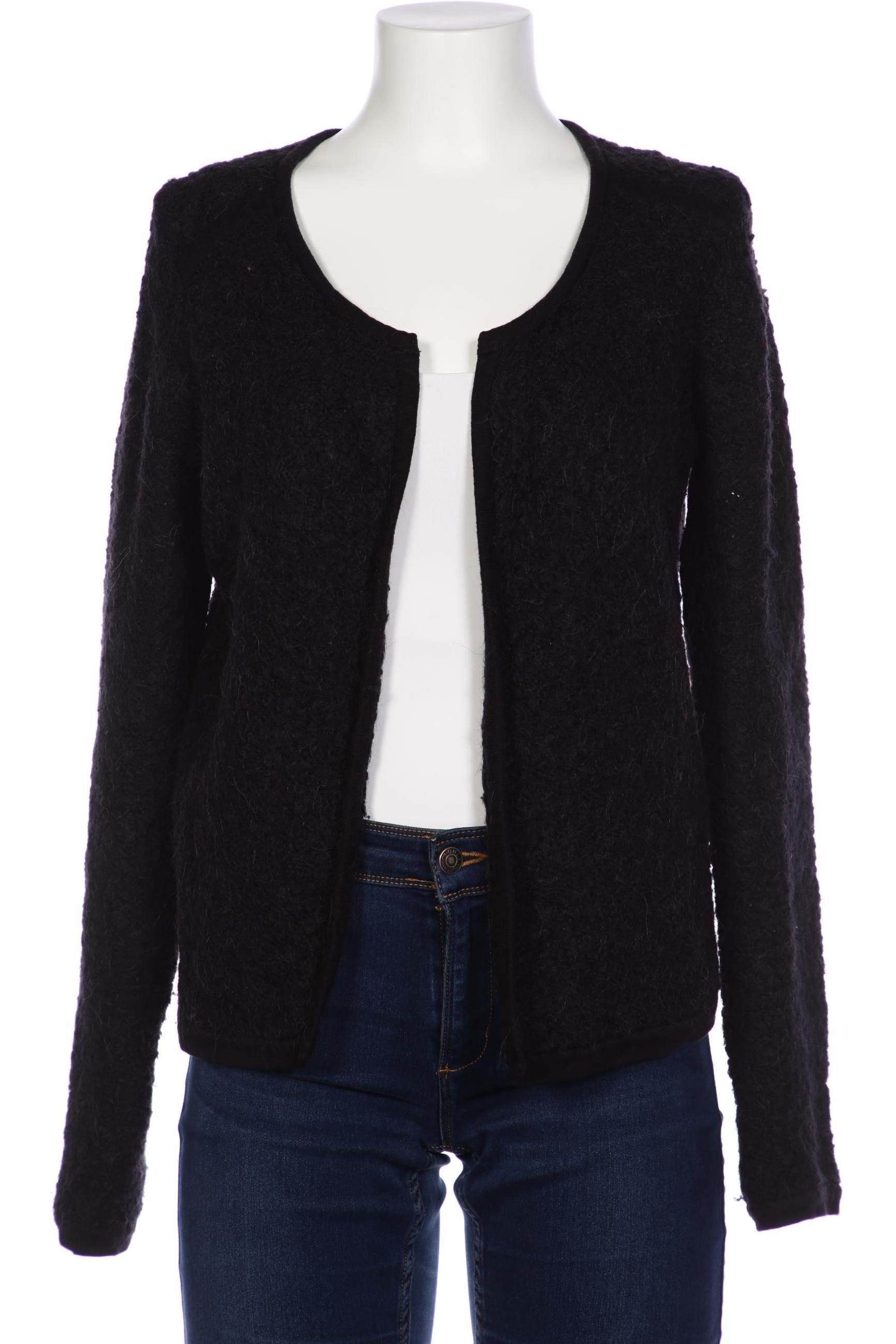 

darling harbour Damen Strickjacke, schwarz, Gr. 38